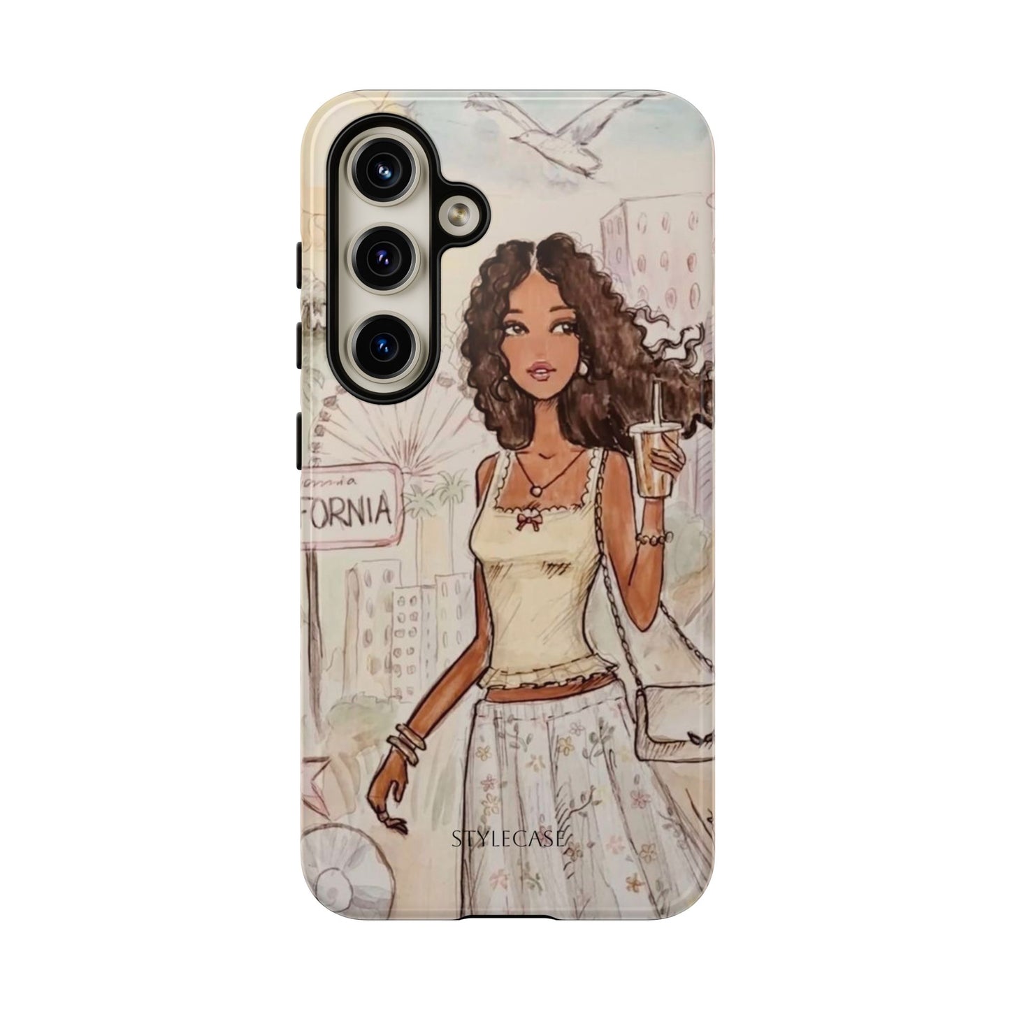 Stylish Girl Phone Case — California Samsung And Iphone Cover