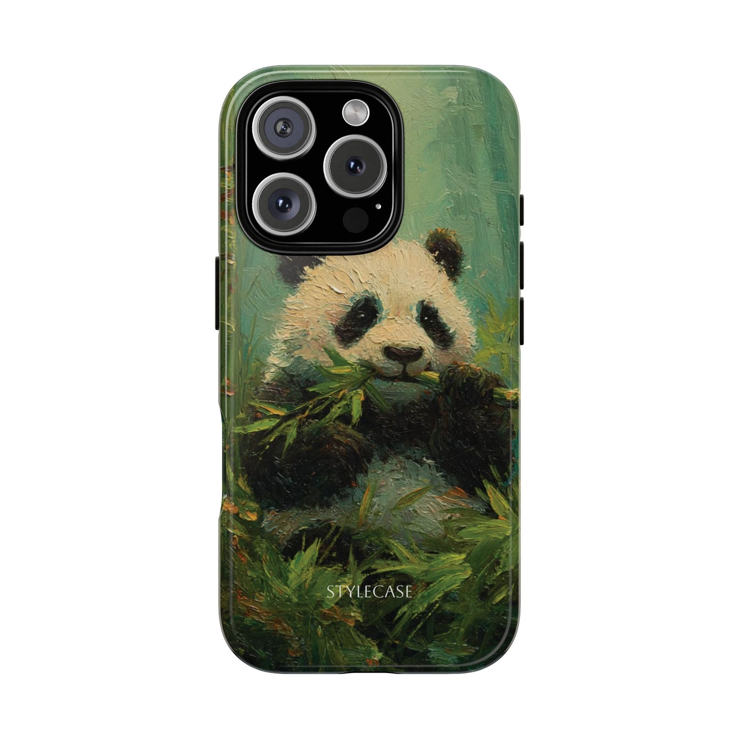Panda Bamboo Phone Case – Cute Vintage-Style Protective Phone Cover