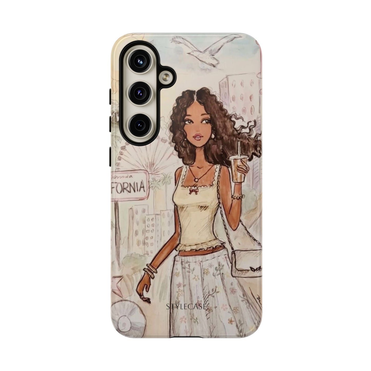 Stylish Girl Phone Case — California Samsung And Iphone Cover