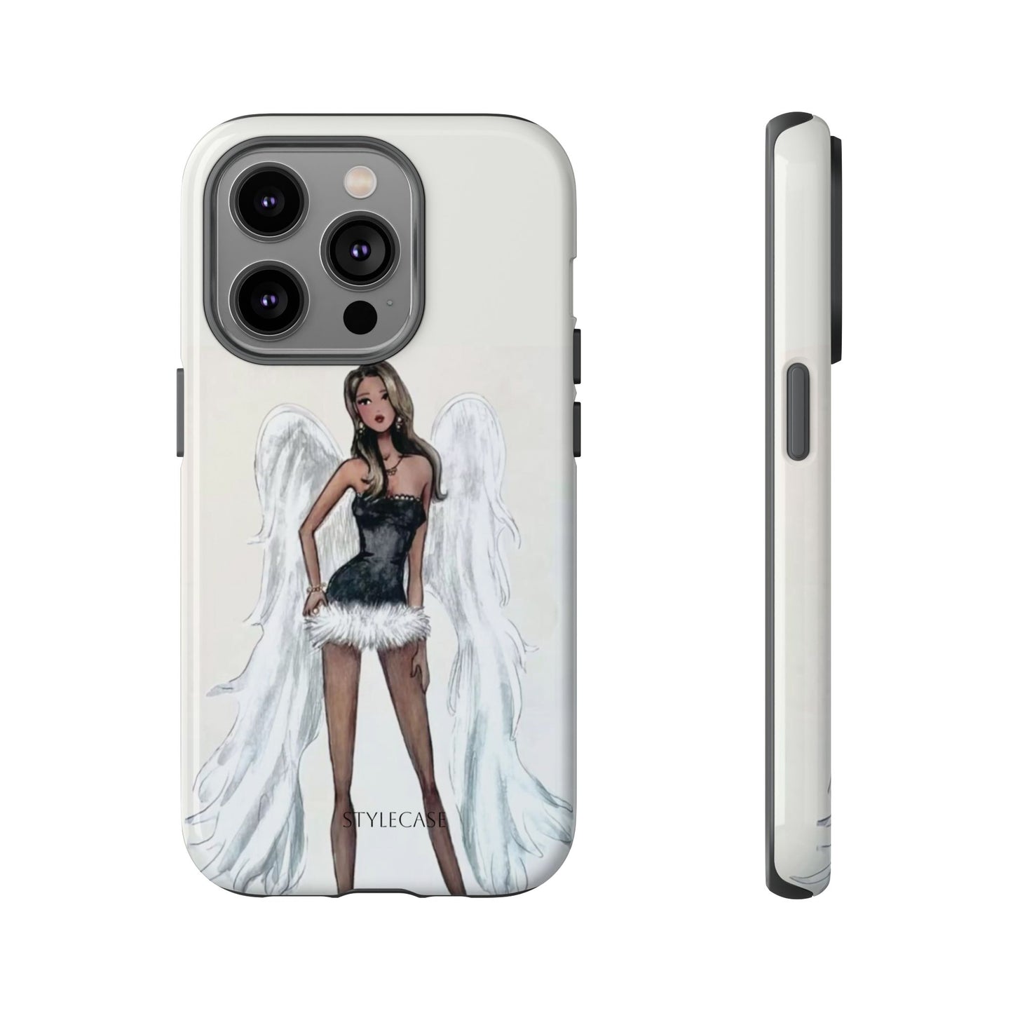 Angel Wings Phone Case — Fashionable Angel Model Protective Cover