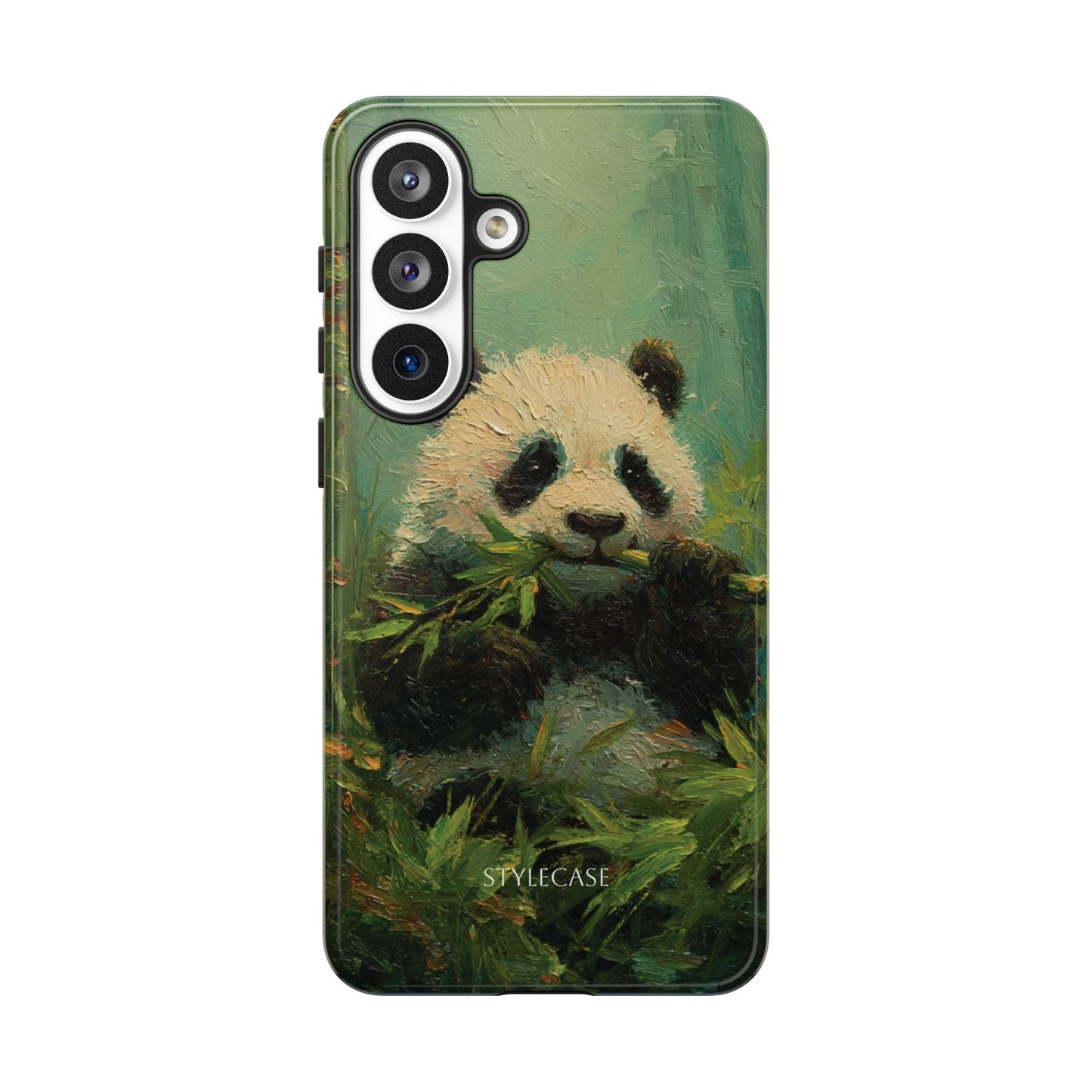 Panda Bamboo Phone Case – Cute Vintage-Style Protective Phone Cover