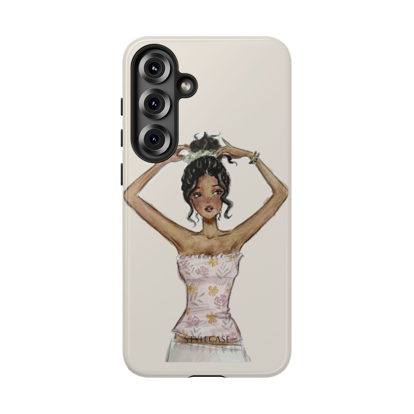 Phone Case — Fashion Illustration Chic Girl Protective Cover