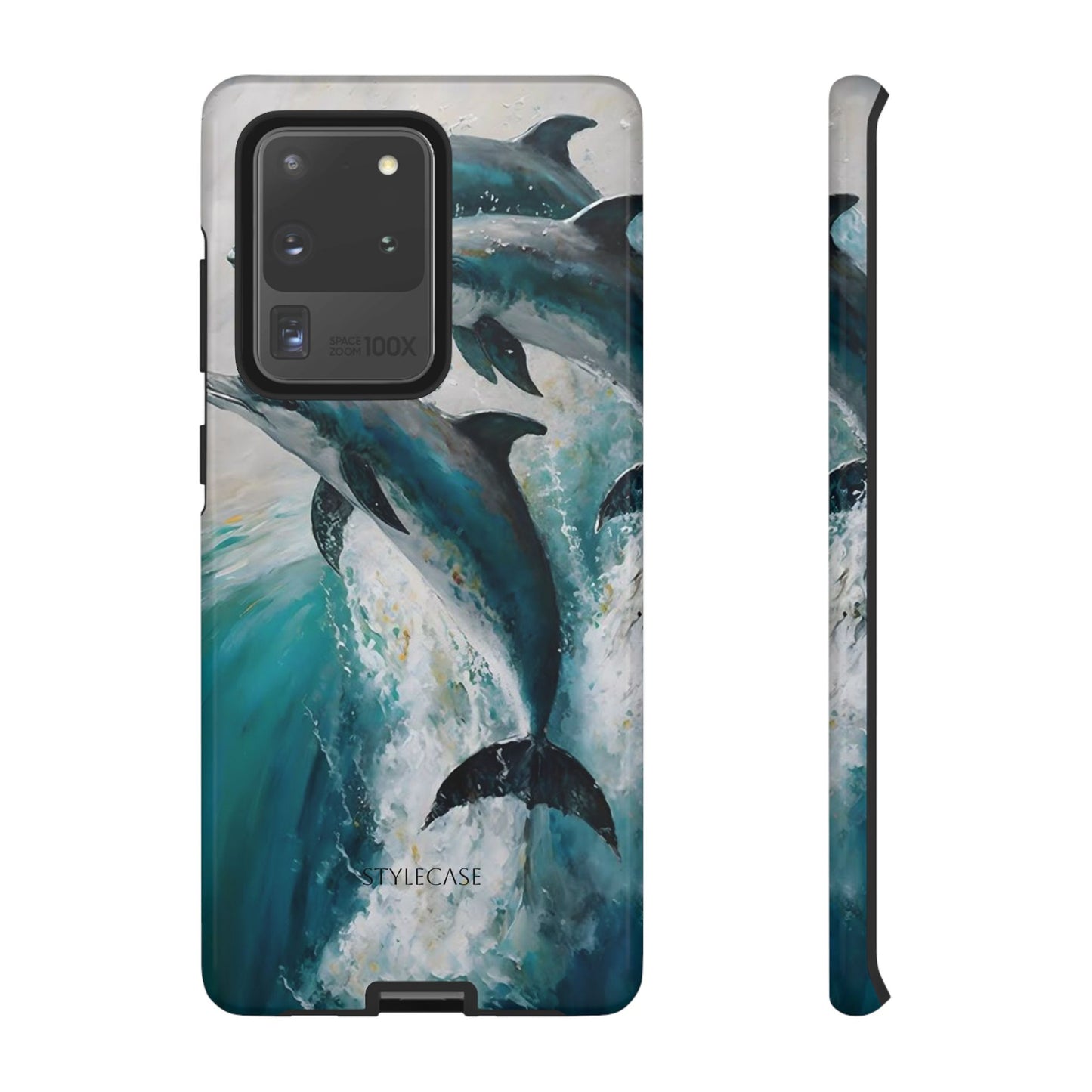 Dolphin Phone Case — Protective Ocean Art iPhone And Samsung Case