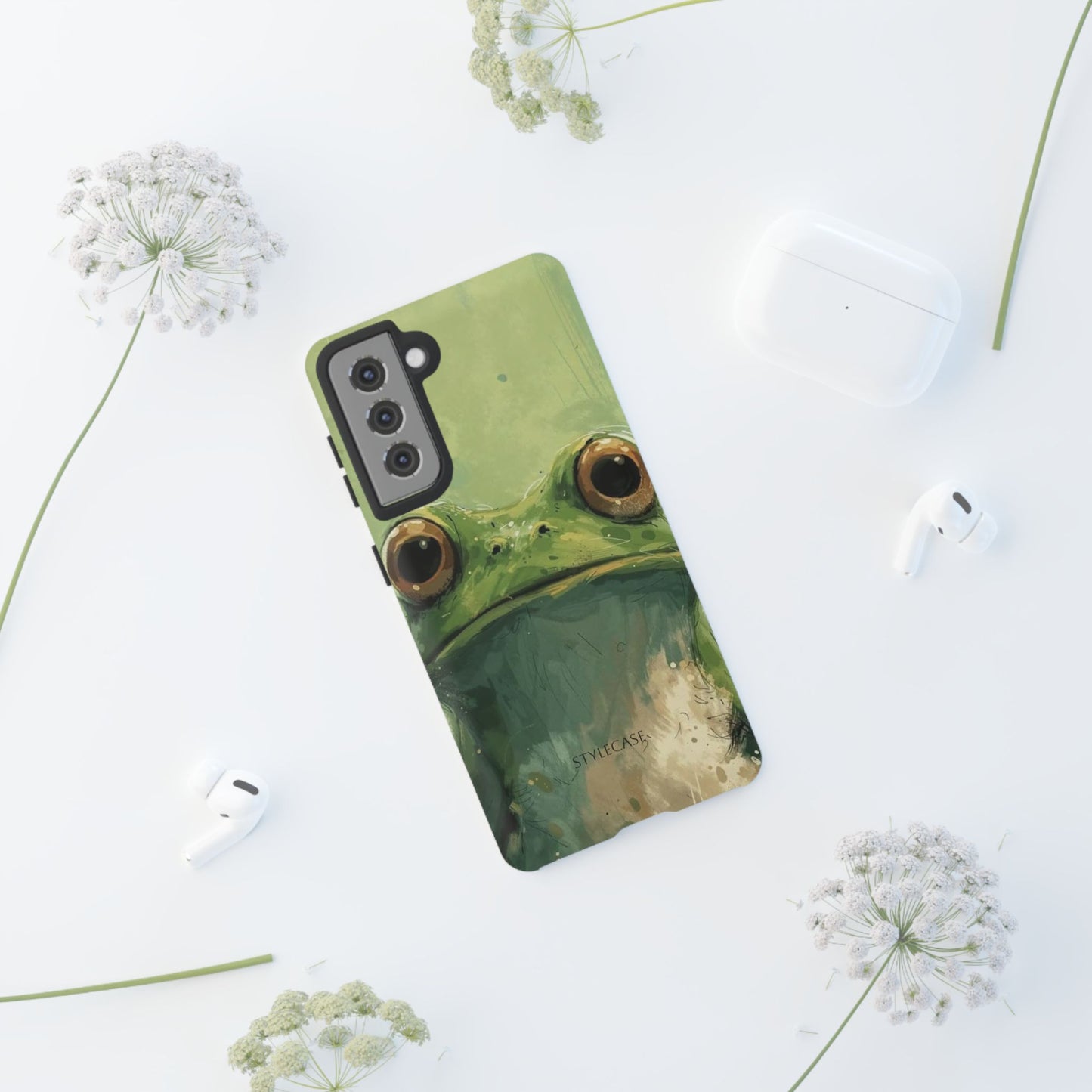 Frog Portrait Phone Case — Cute Frog Samsung And Iphone Protective Cover