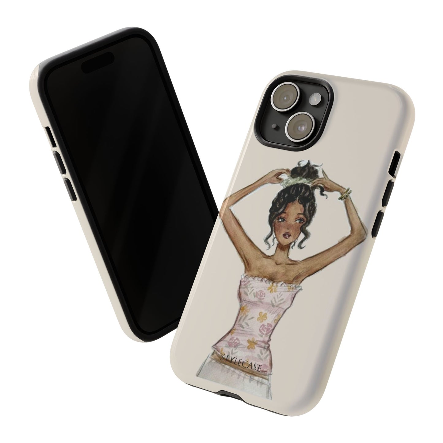 Phone Case — Fashion Illustration Chic Girl Protective Cover