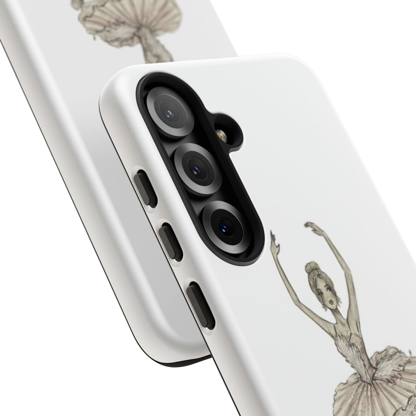 Ballerina Tough Phone Case – Elegant Vintage Dance