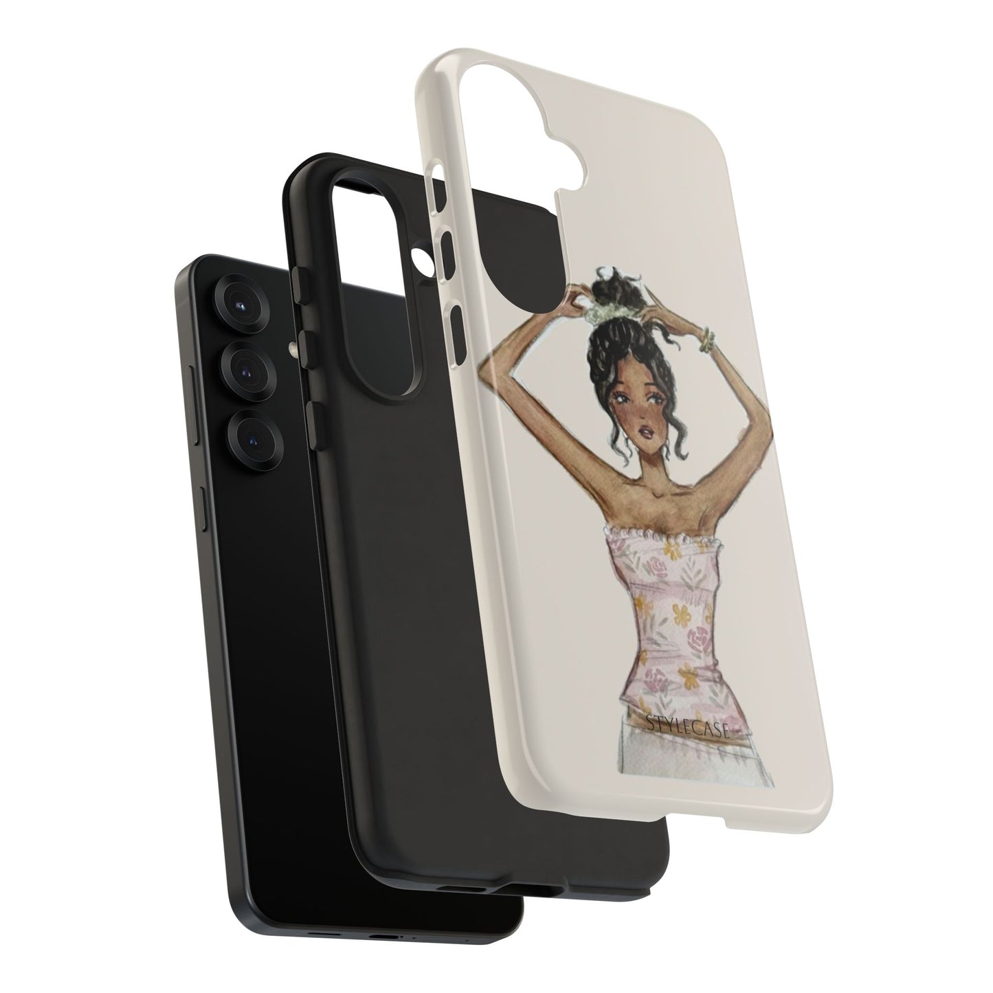 Phone Case — Fashion Illustration Chic Girl Protective Cover