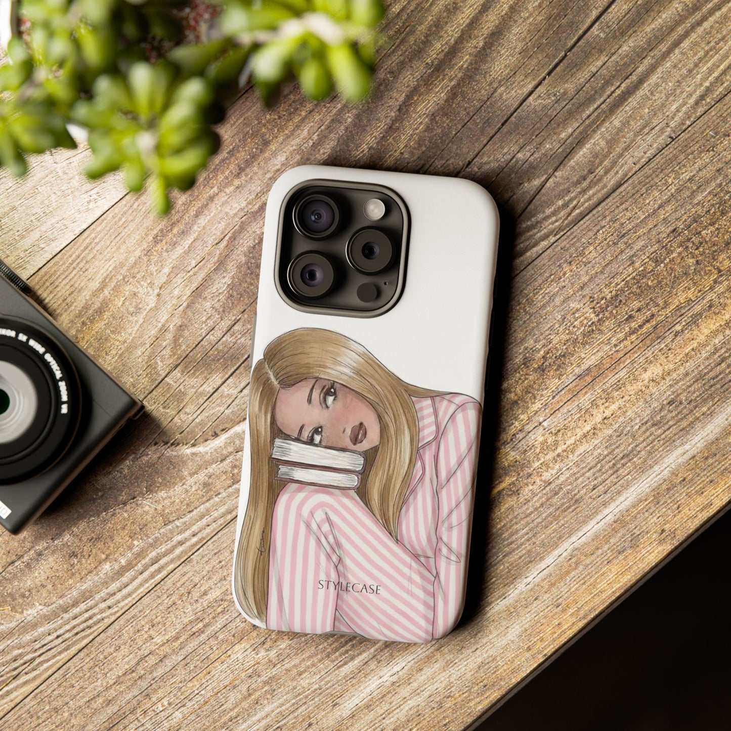 Blonde Girl Phone Case - Books Lover Samsung & Iphone Case