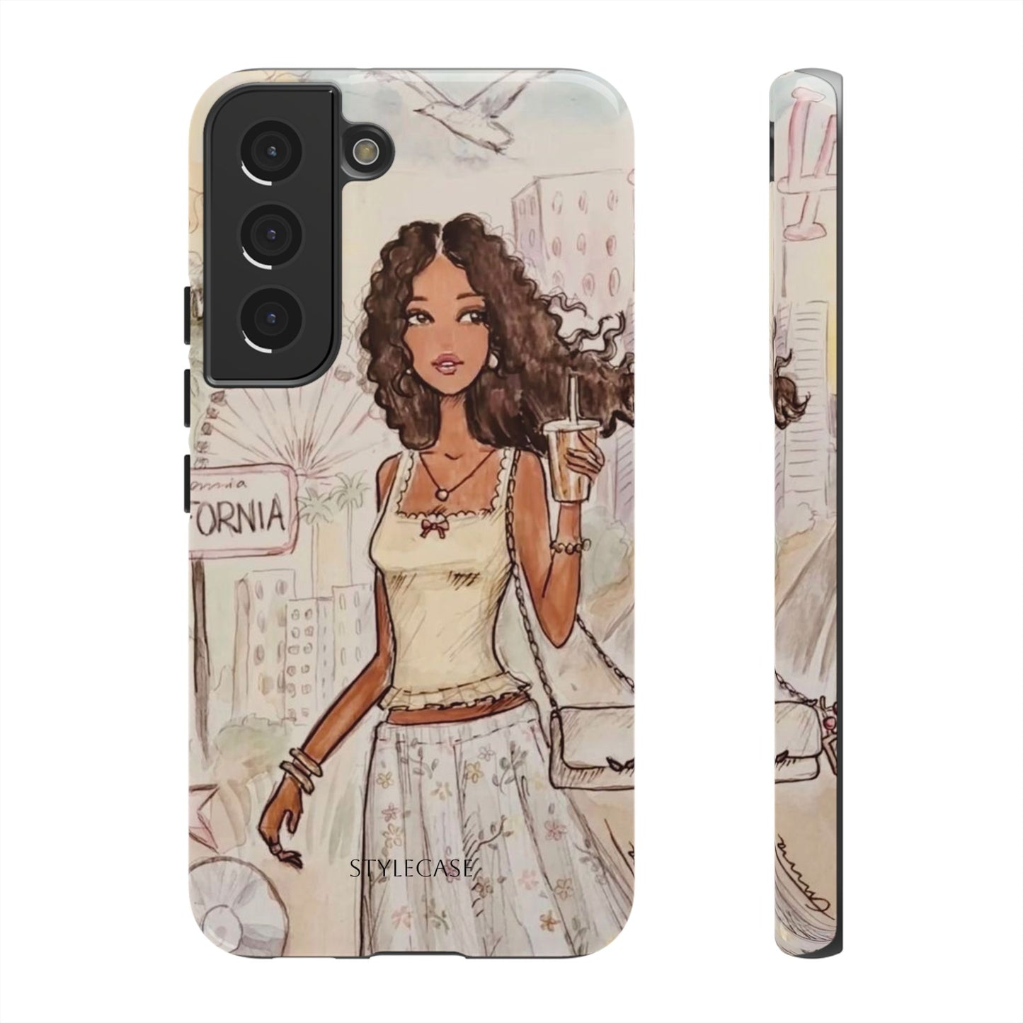Stylish Girl Phone Case — California Samsung And Iphone Cover