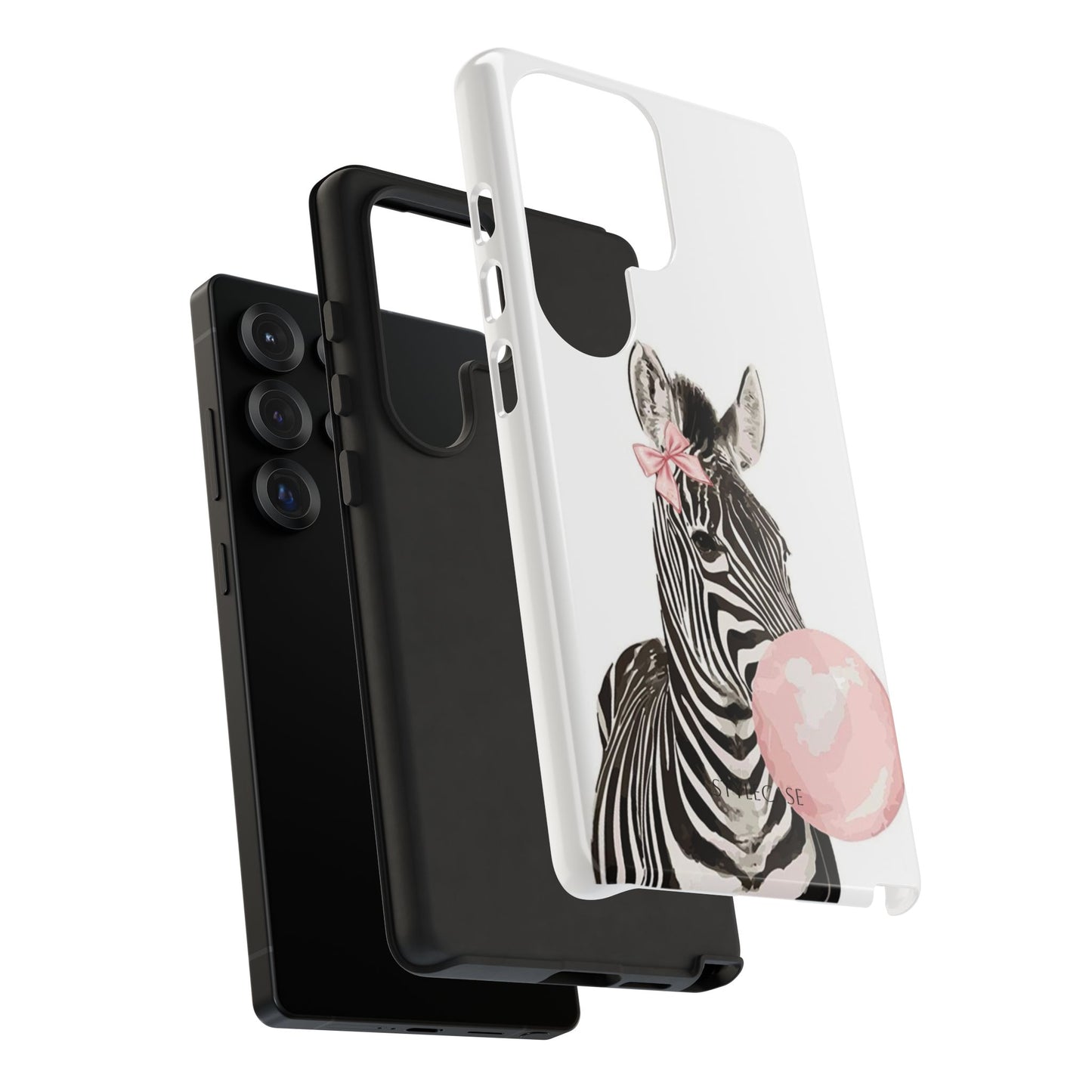 Zebra Bubblegum Phone Case — Cute Animal Samsung and Iphone Cover