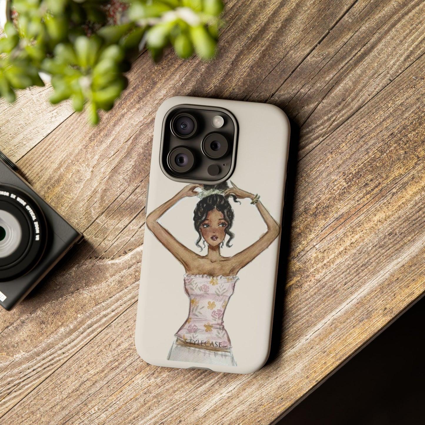 Phone Case — Fashion Illustration Chic Girl Protective Cover