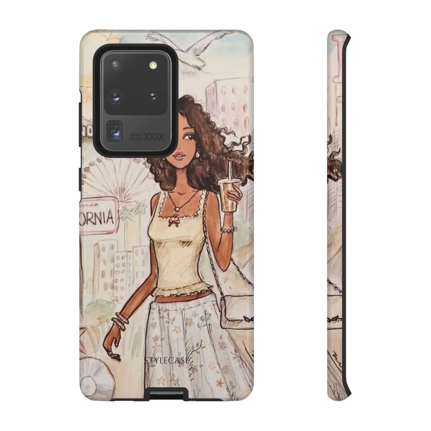 Stylish Girl Phone Case — California Samsung And Iphone Cover