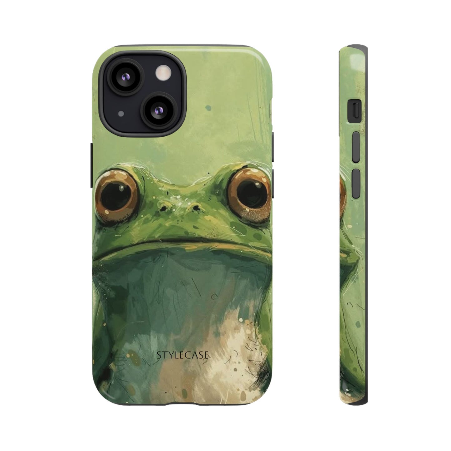 Frog Portrait Phone Case — Cute Frog Samsung And Iphone Protective Cover