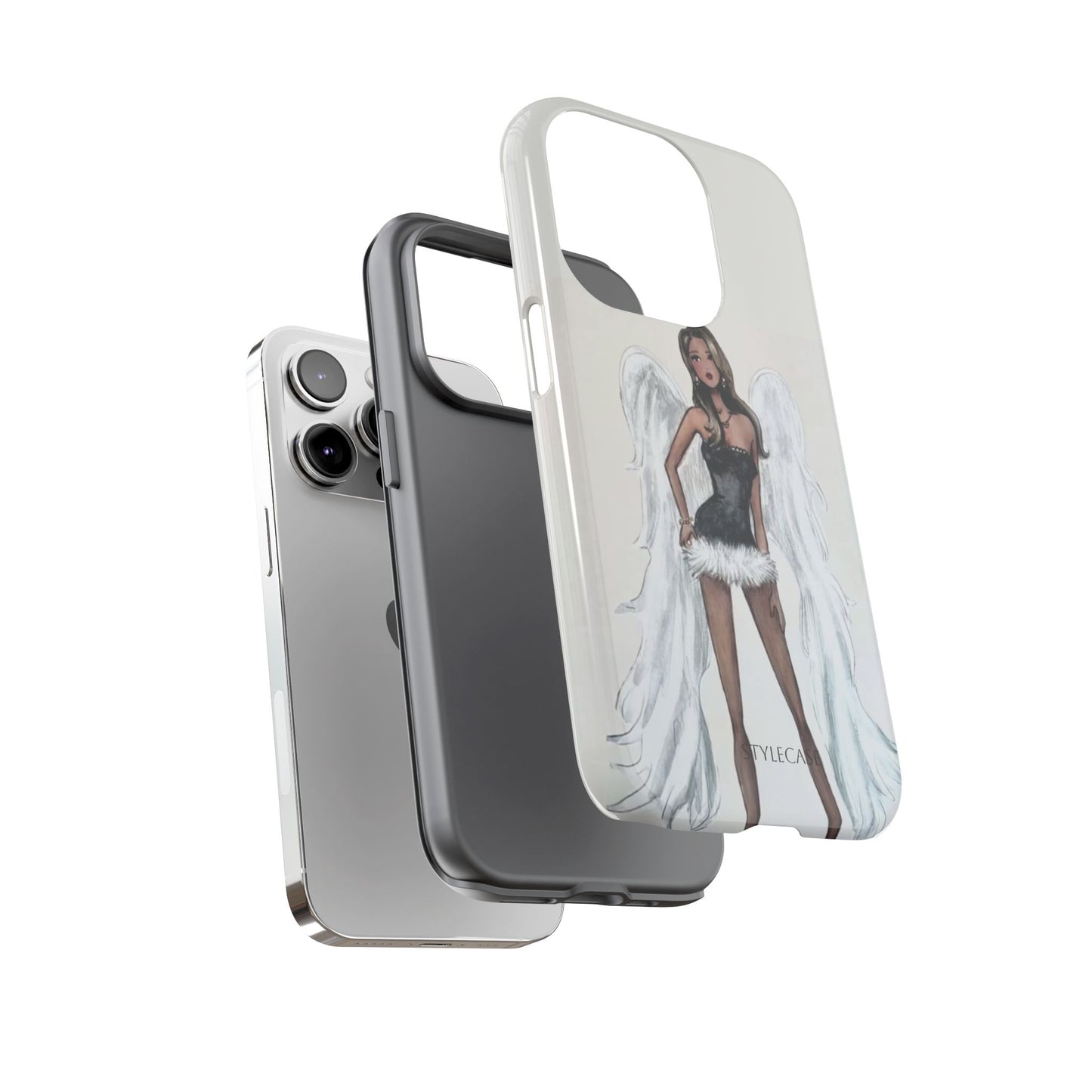Angel Wings Phone Case — Fashionable Angel Model Protective Cover