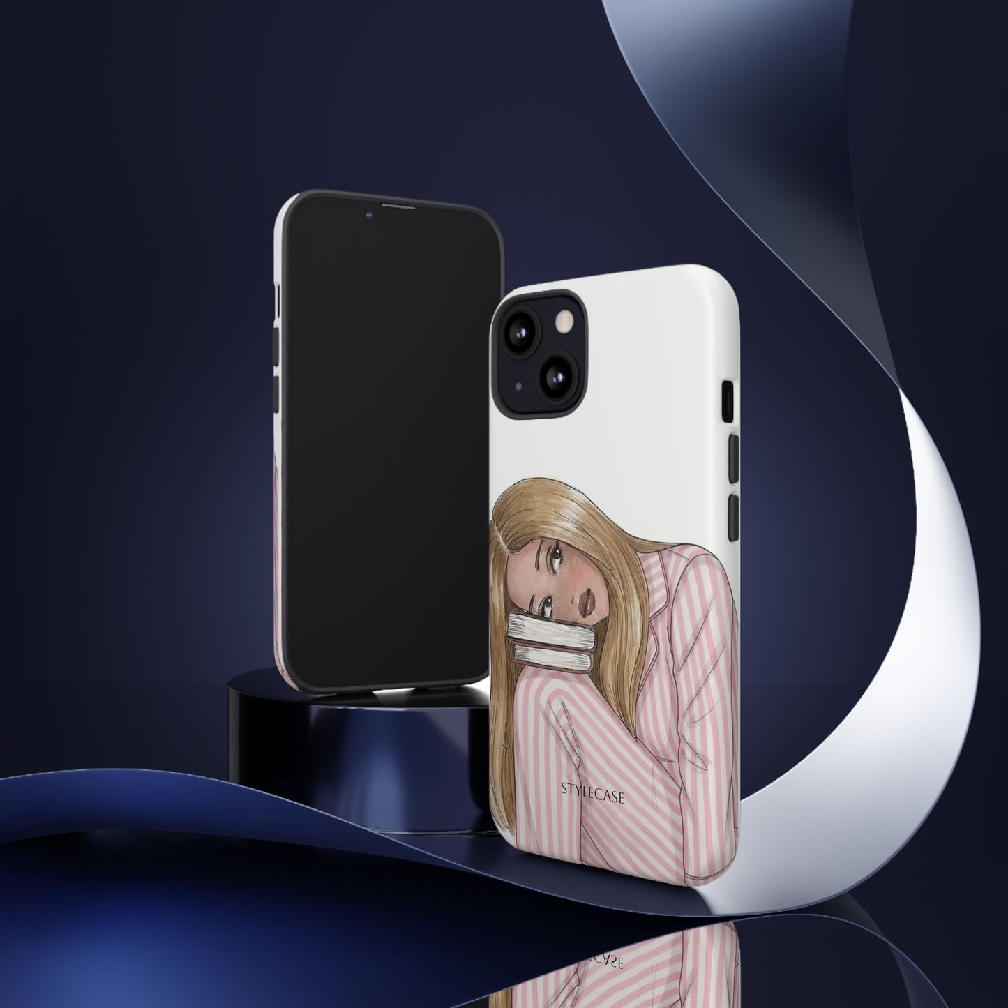 Blonde Girl Phone Case - Books Lover Samsung & Iphone Case