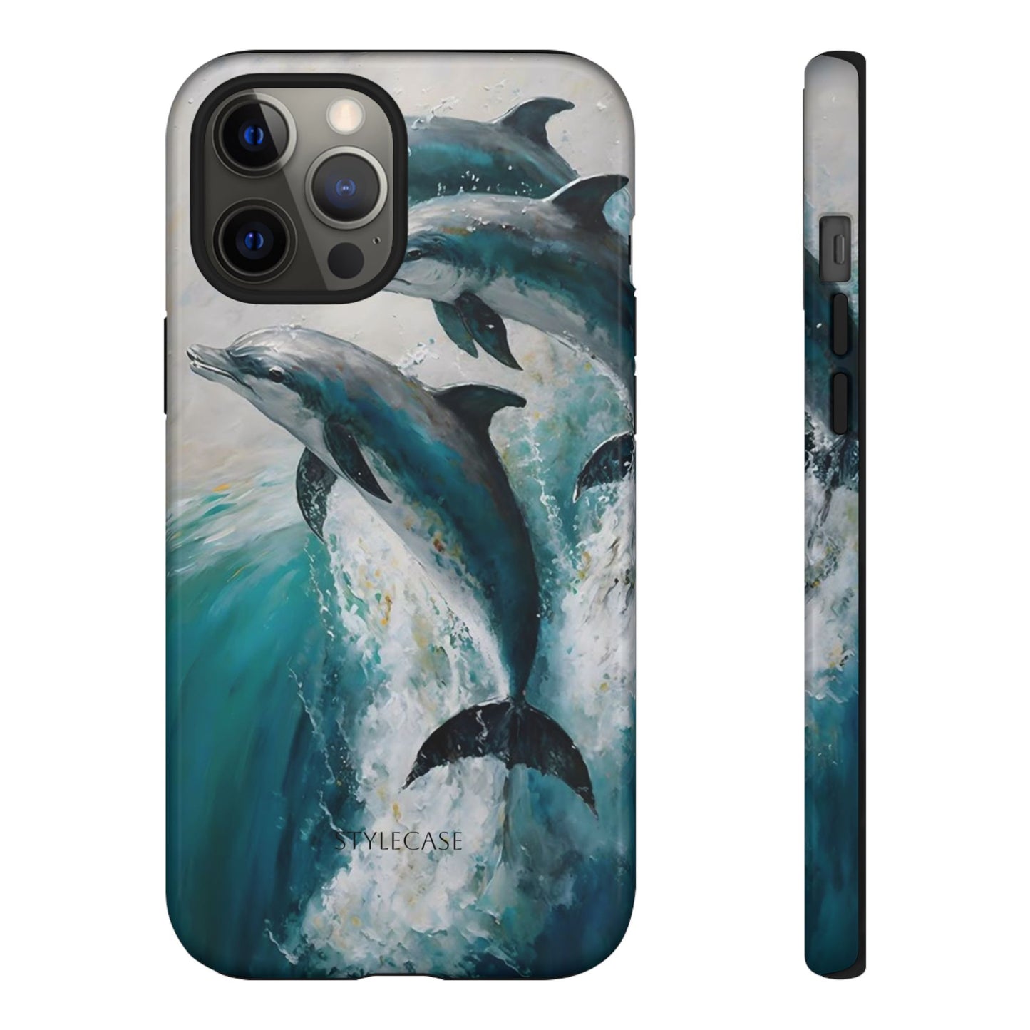 Dolphin Phone Case — Protective Ocean Art iPhone And Samsung Case