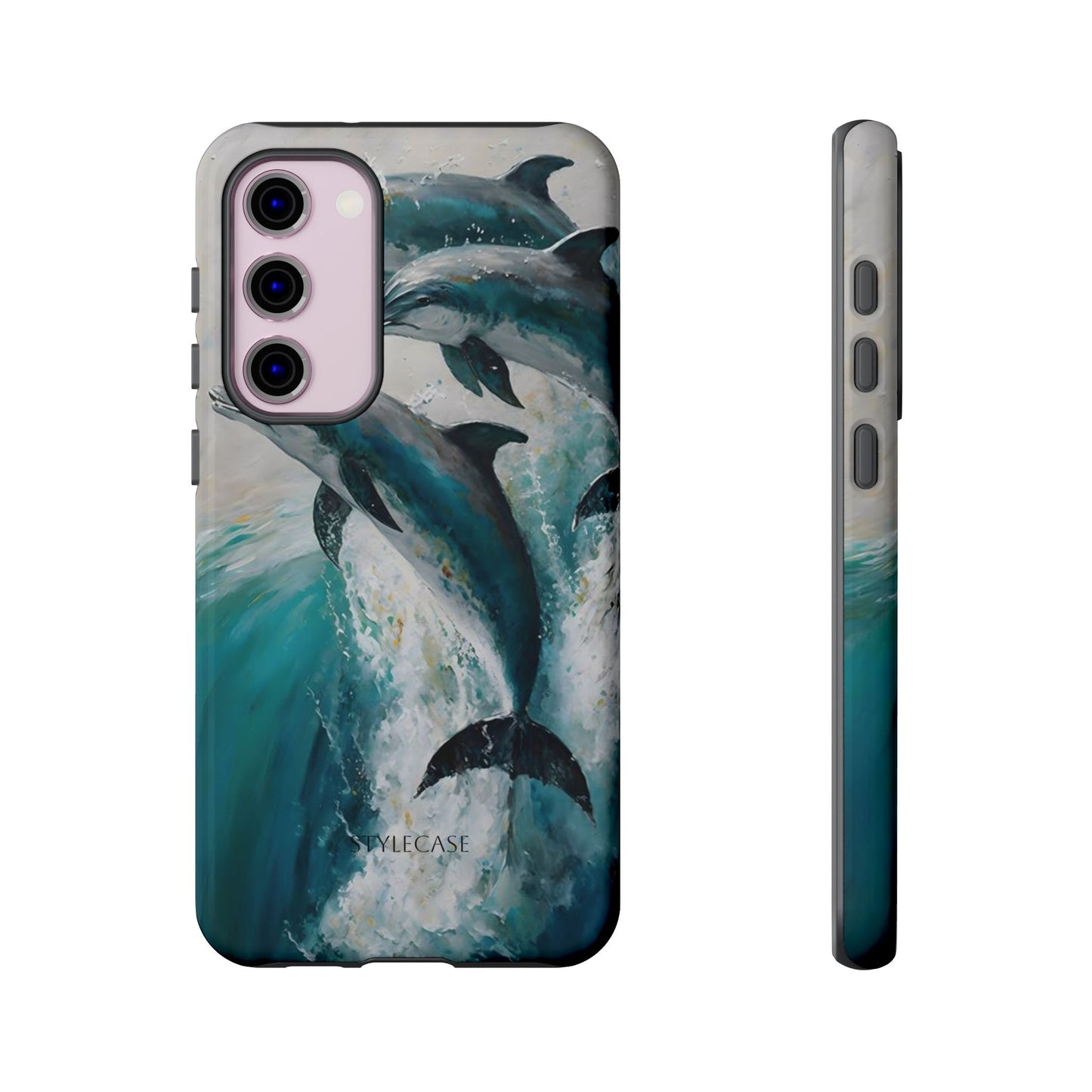 Dolphin Phone Case — Protective Ocean Art iPhone And Samsung Case