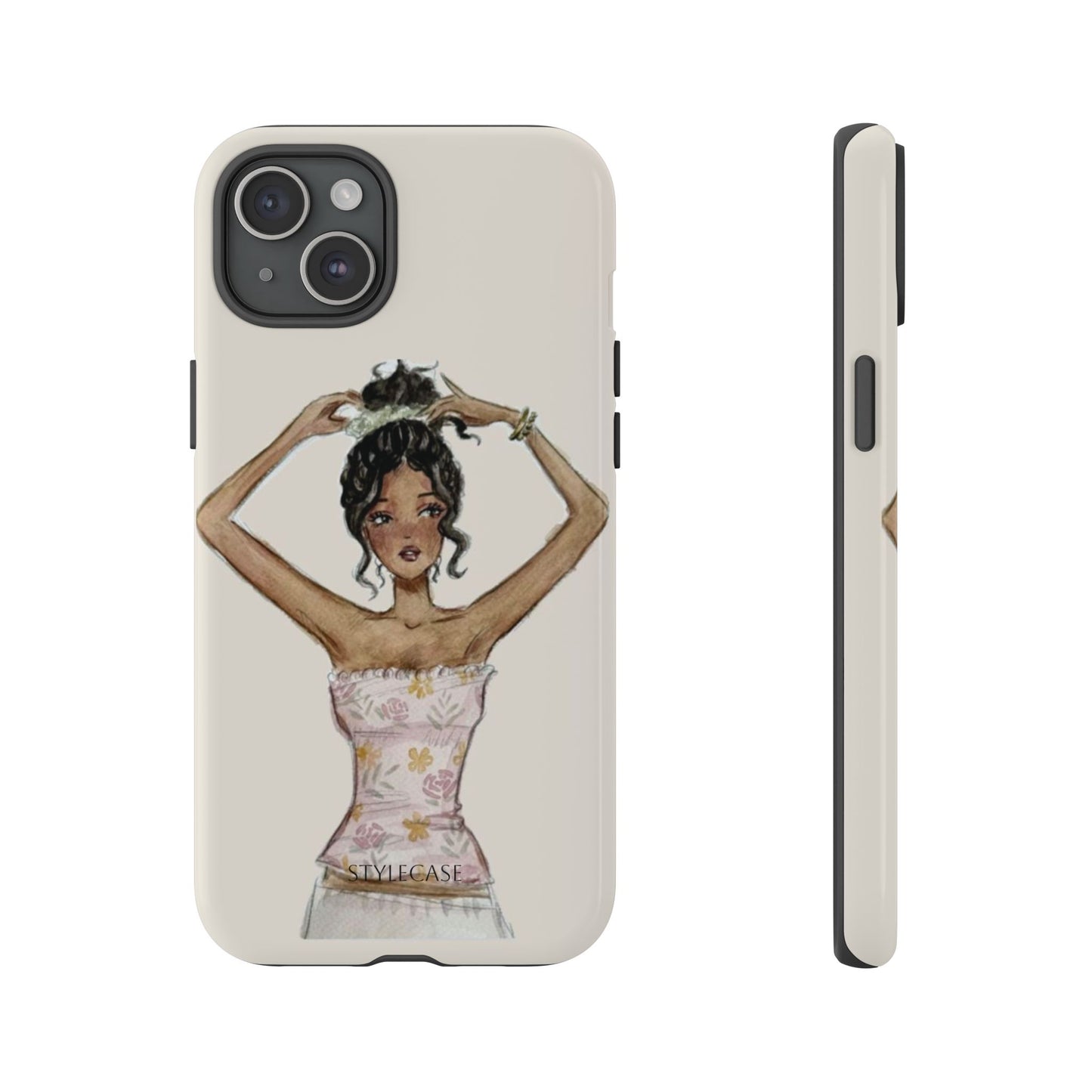 Phone Case — Fashion Illustration Chic Girl Protective Cover