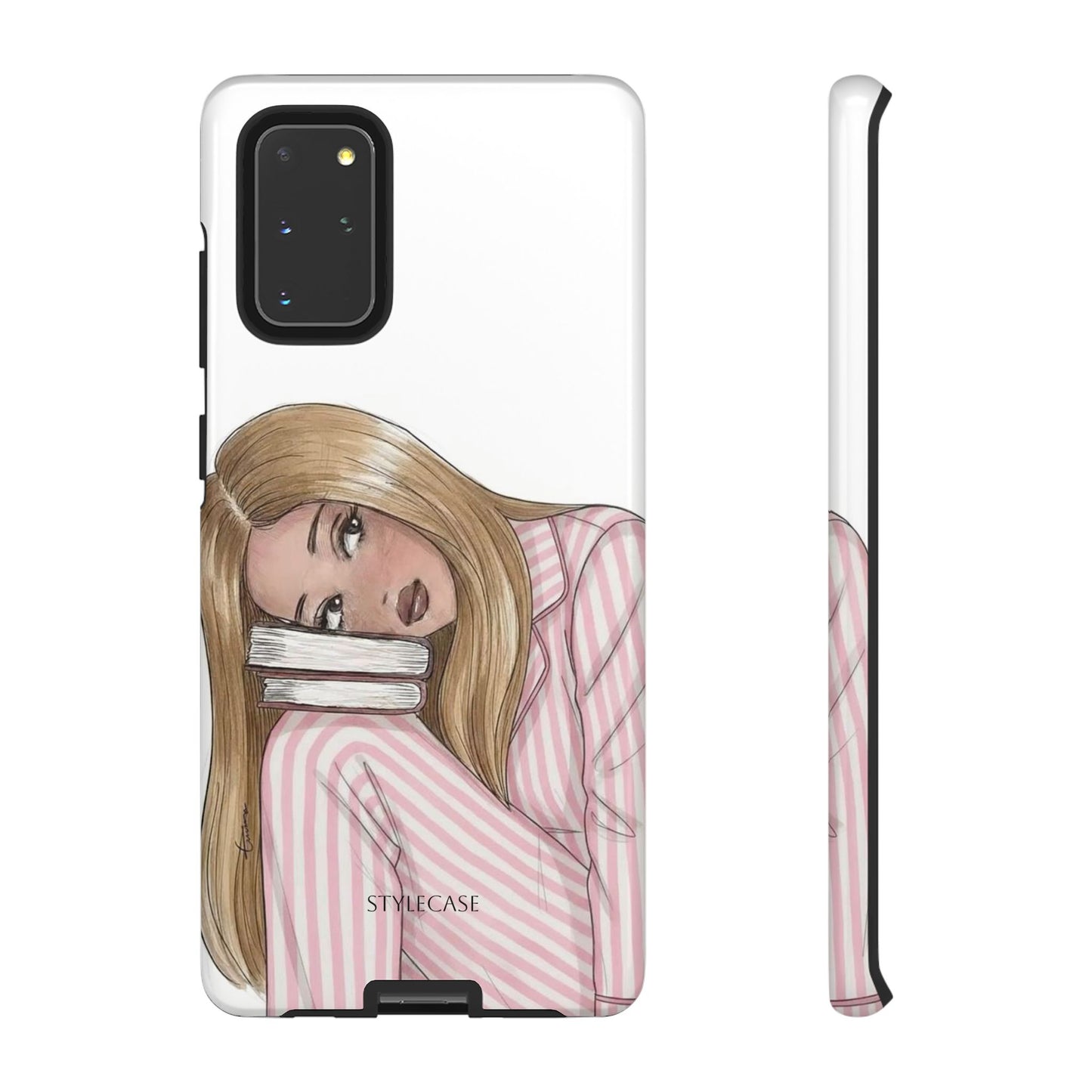 Blonde Girl Phone Case - Books Lover Samsung & Iphone Case