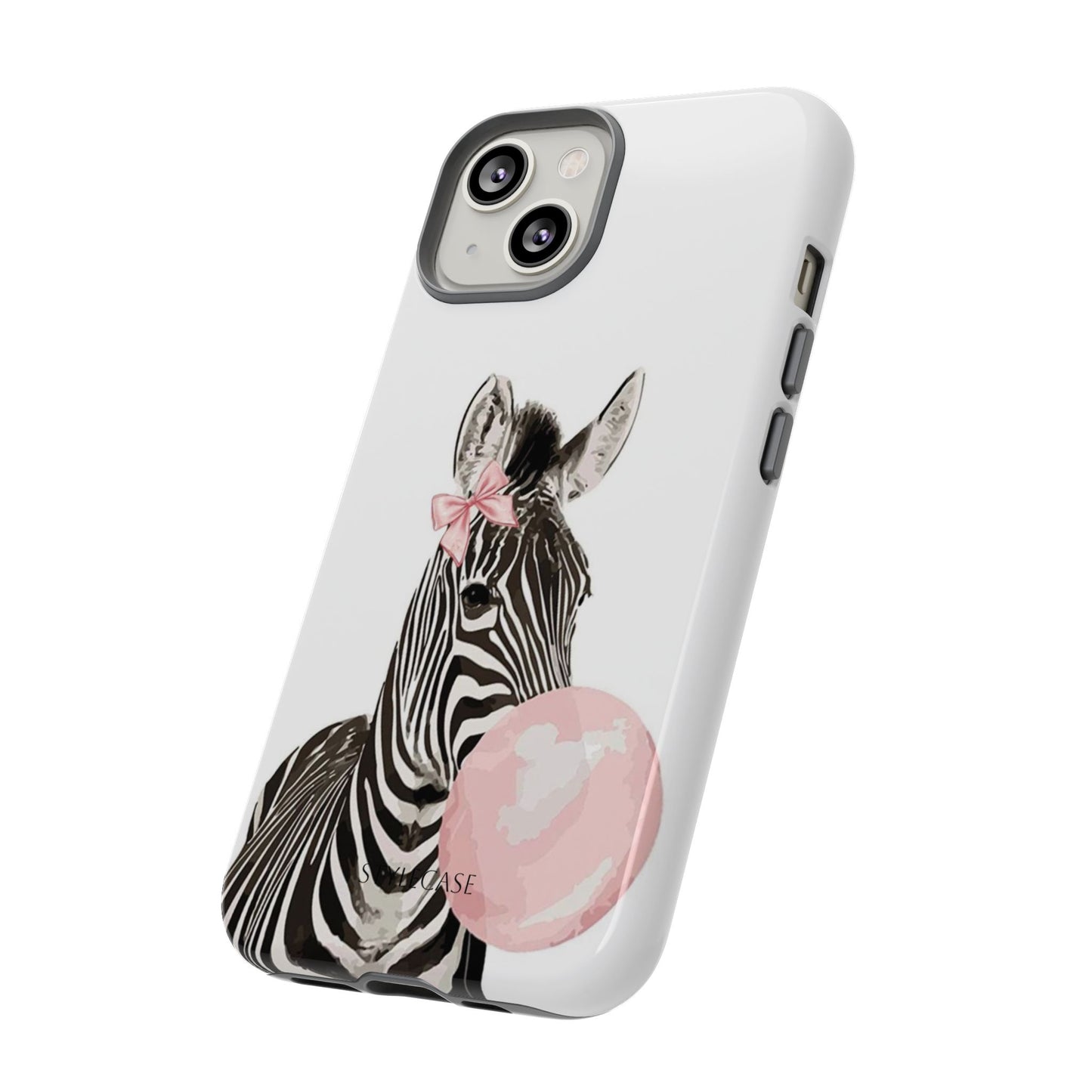 Zebra Bubblegum Phone Case — Cute Animal Samsung and Iphone Cover