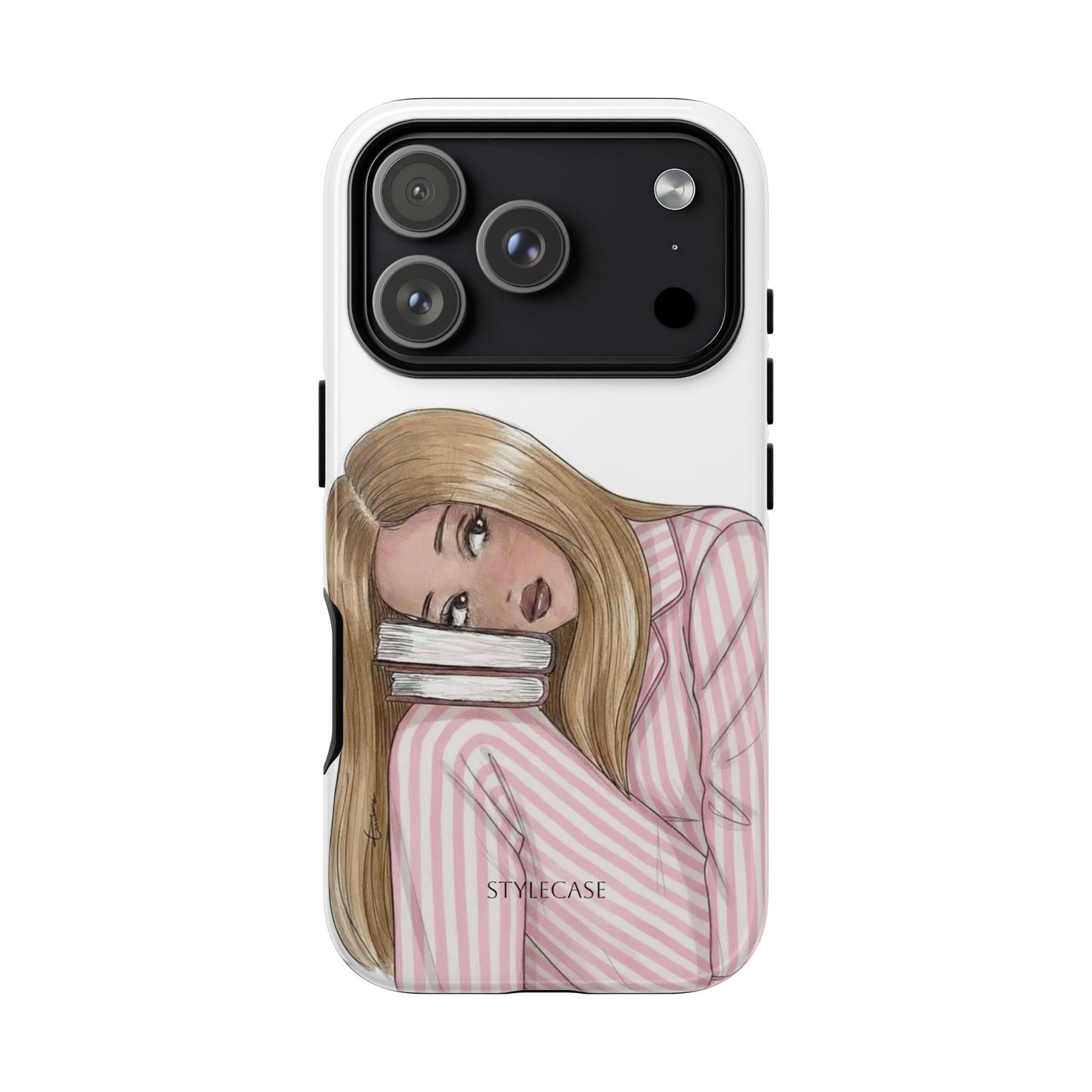 Blonde Girl Phone Case - Books Lover Samsung & Iphone Case