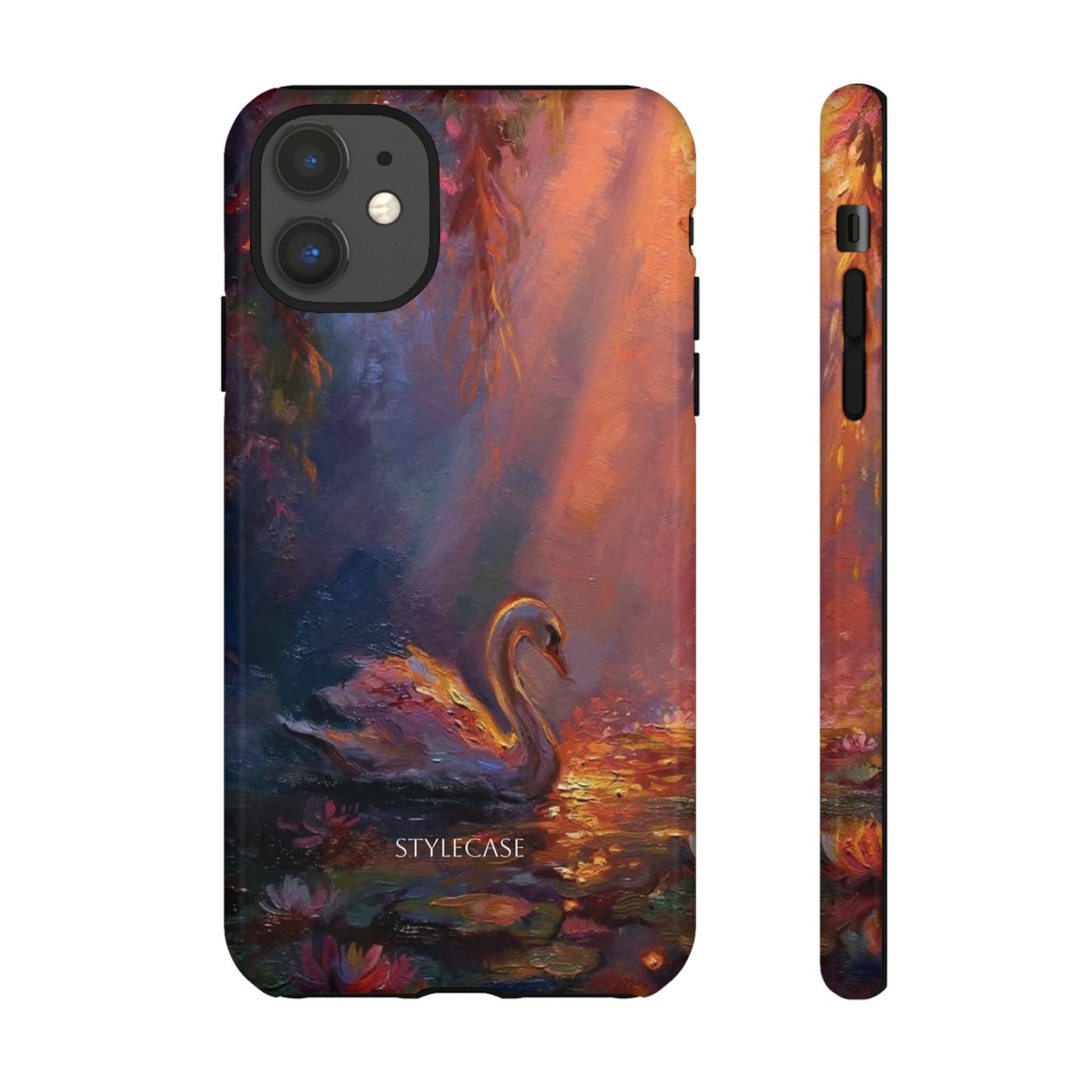 Swan Sunset Phone Case — Protective Samsung And Iphone Cover