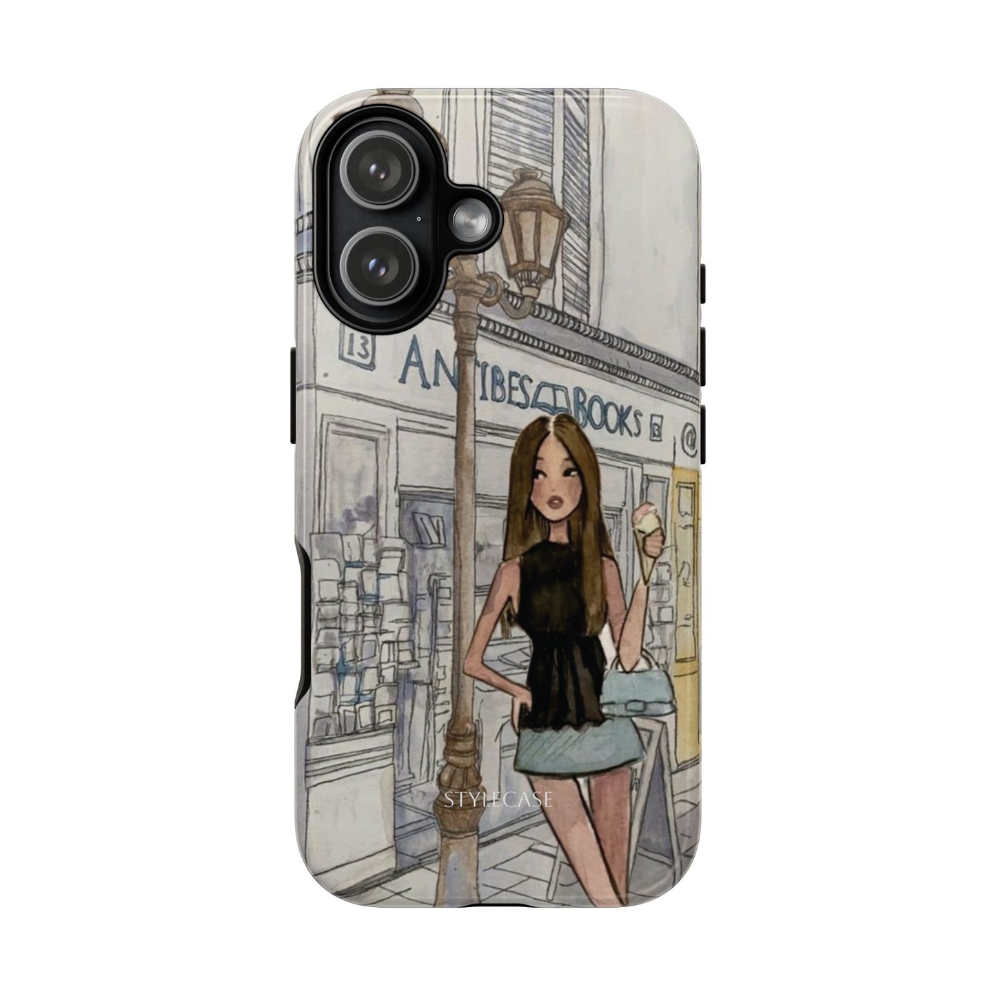 Phone Case — Chic Parisian Girl Protective Cover