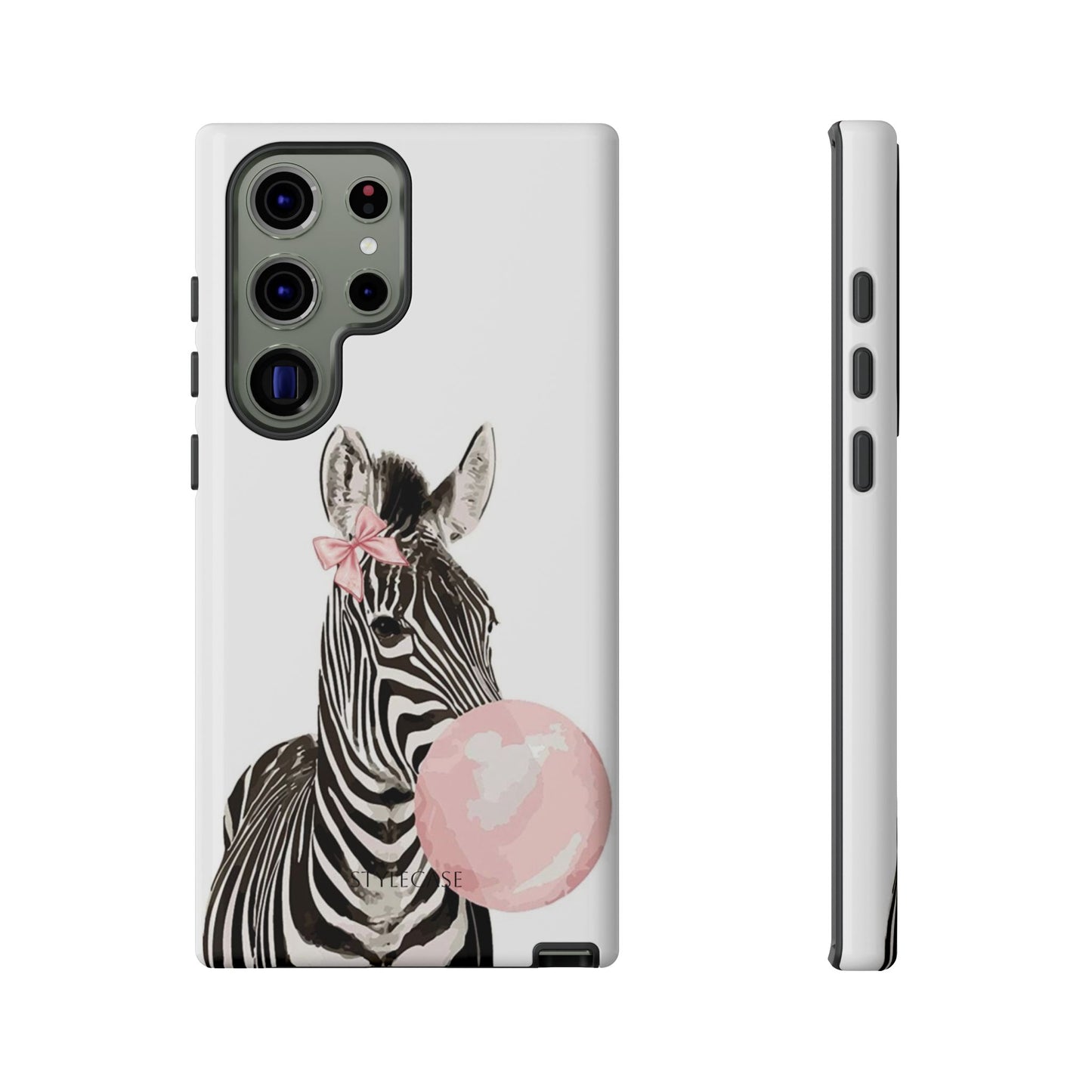Zebra Bubblegum Phone Case — Cute Animal Samsung and Iphone Cover