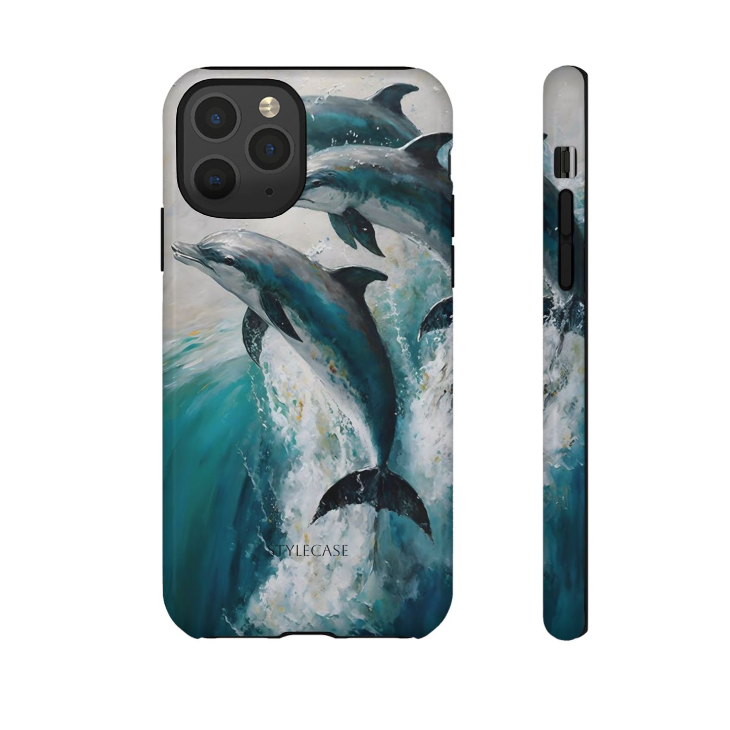 Dolphin Phone Case — Protective Ocean Art iPhone And Samsung Case