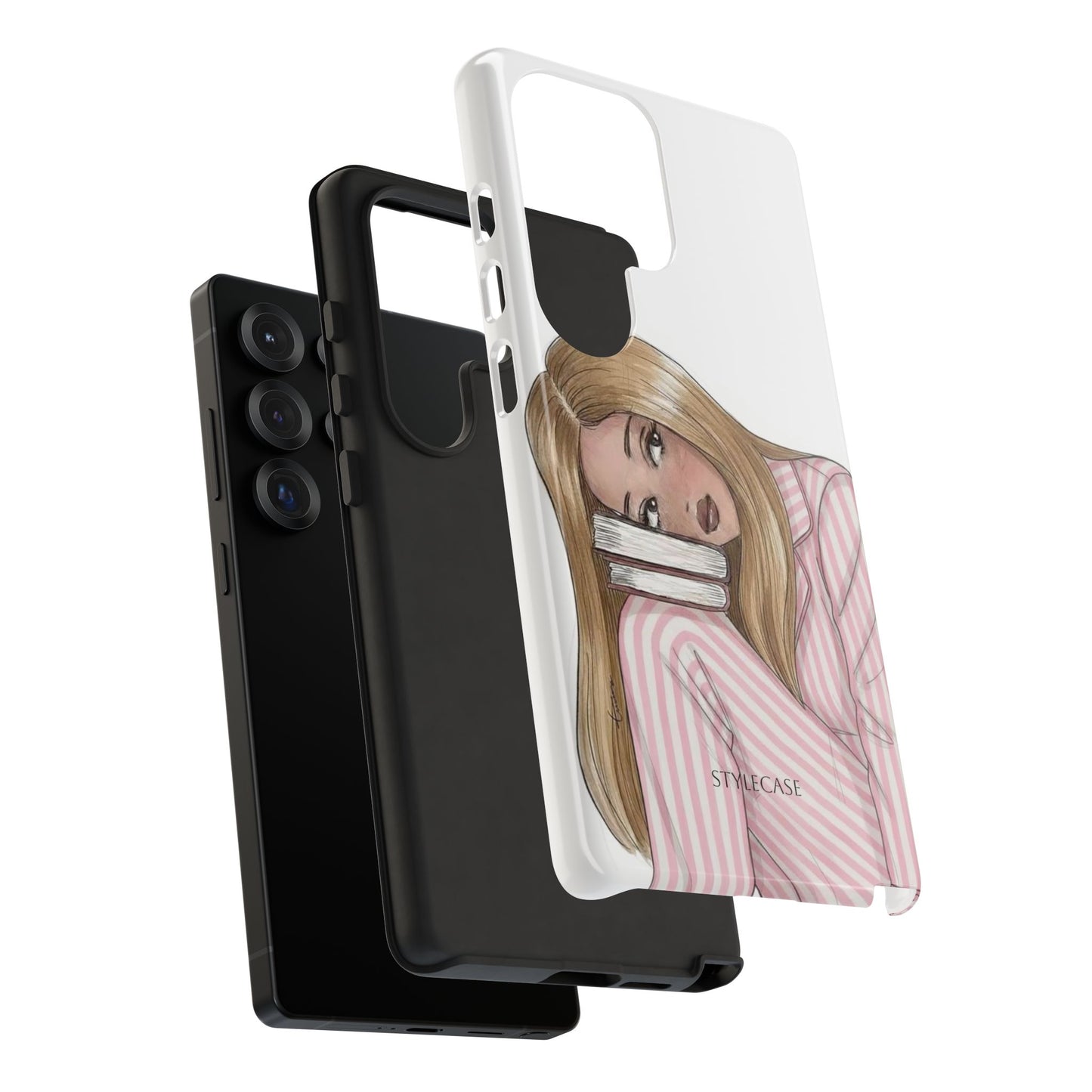 Blonde Girl Phone Case - Books Lover Samsung & Iphone Case