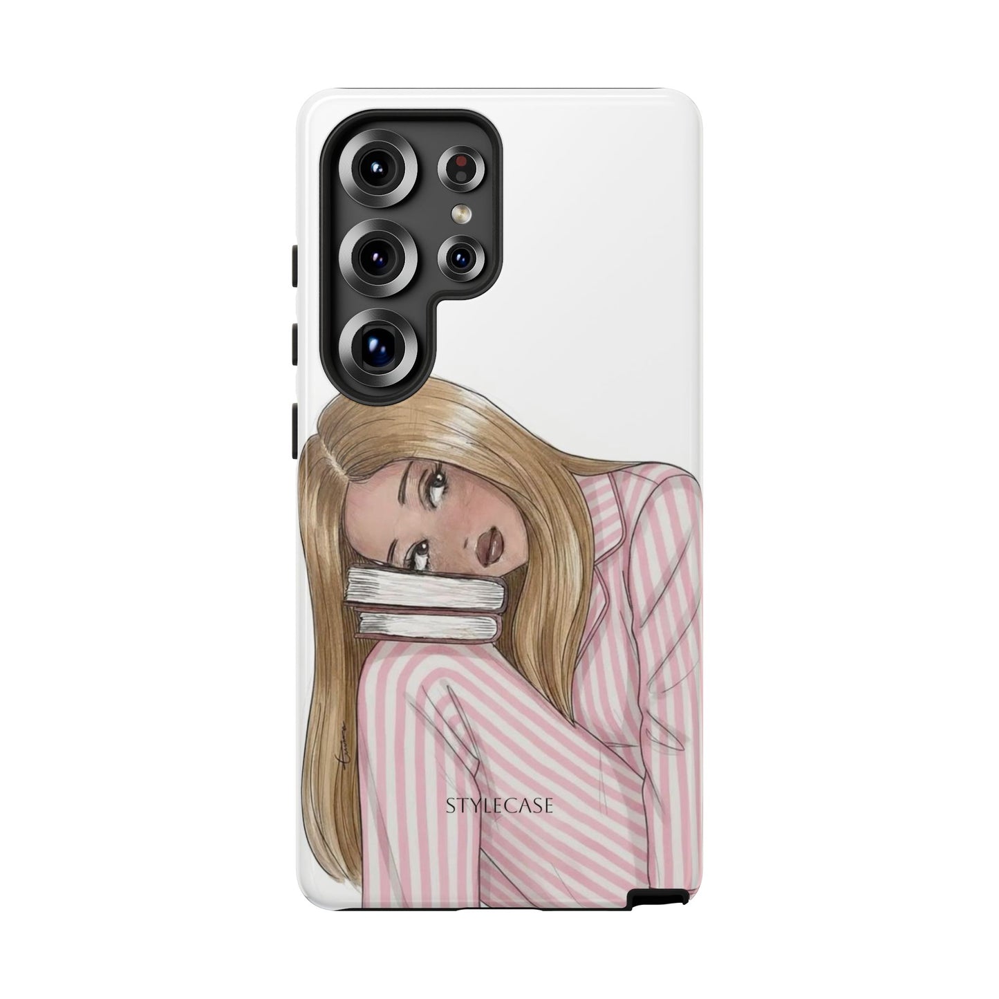 Blonde Girl Phone Case - Books Lover Samsung & Iphone Case