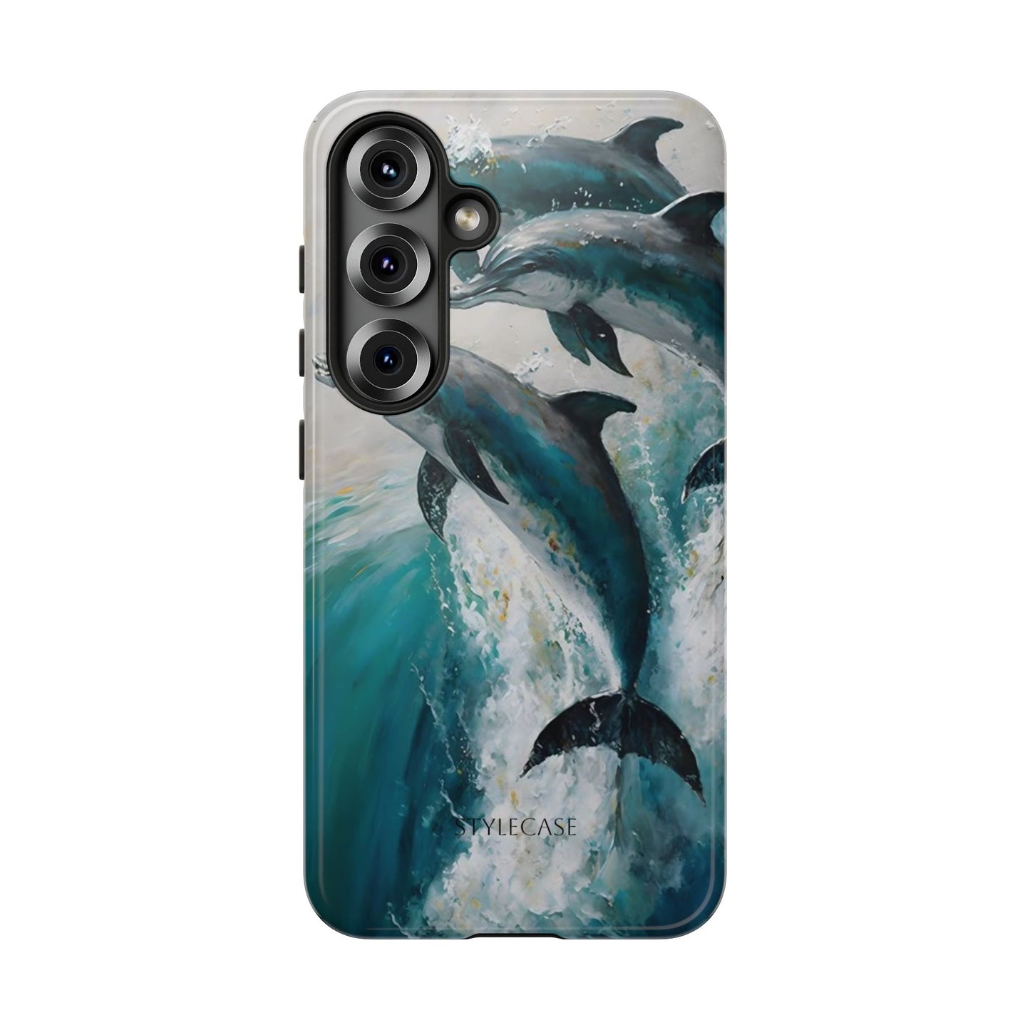 Dolphin Phone Case — Protective Ocean Art iPhone And Samsung Case