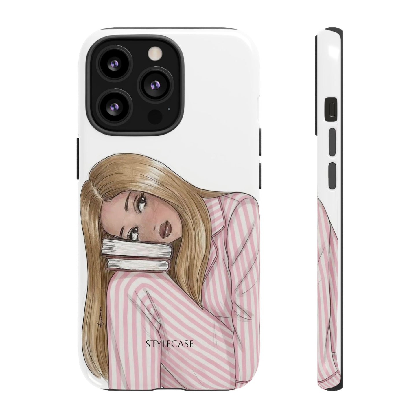 Blonde Girl Phone Case - Books Lover Samsung & Iphone Case