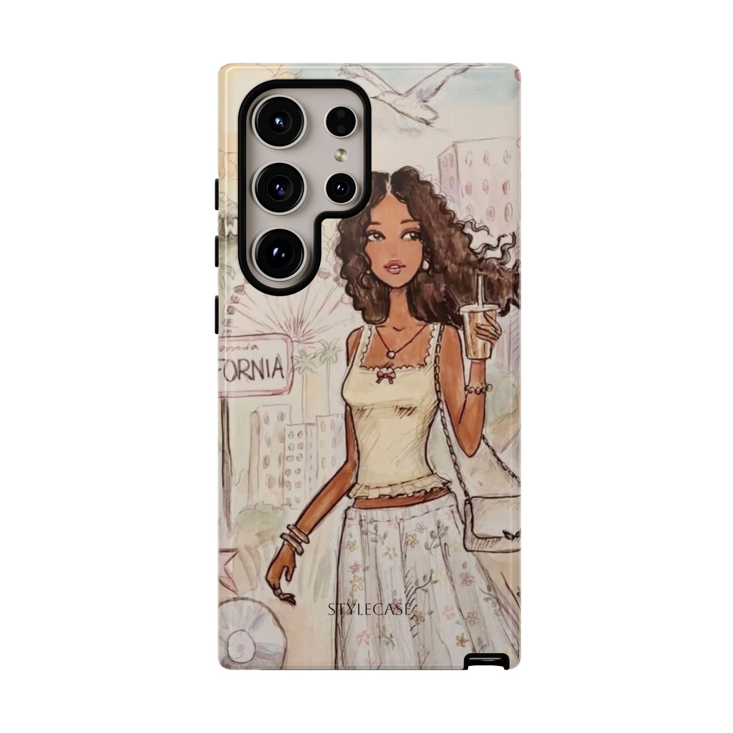 Stylish Girl Phone Case — California Samsung And Iphone Cover