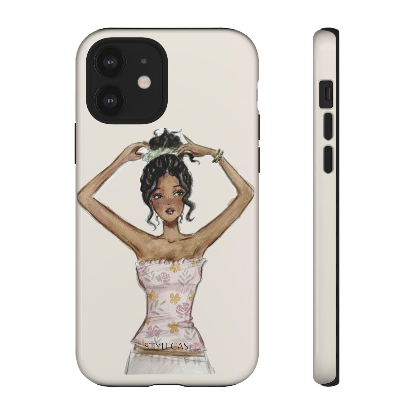 Phone Case — Fashion Illustration Chic Girl Protective Cover