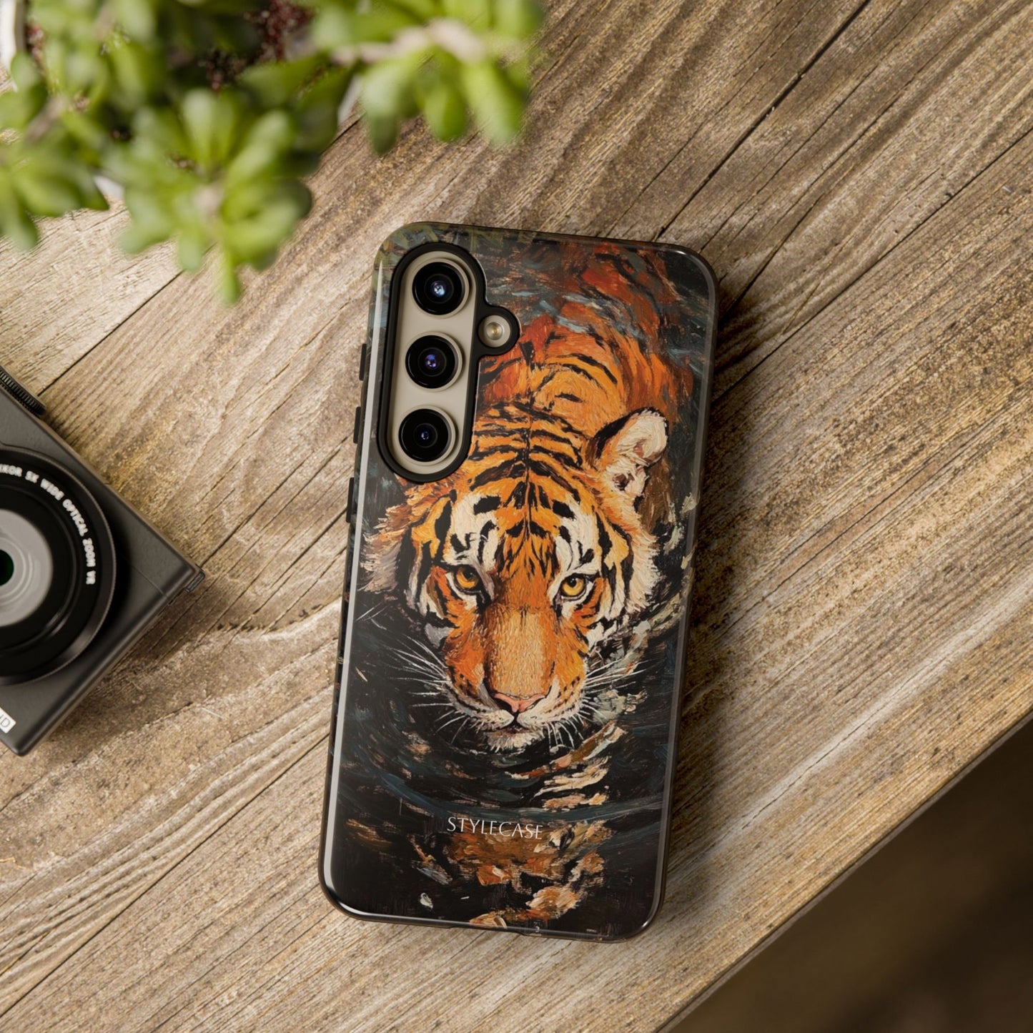 Tiger Reflection Phone Case — Wildlife Samsung And Iphone Cover