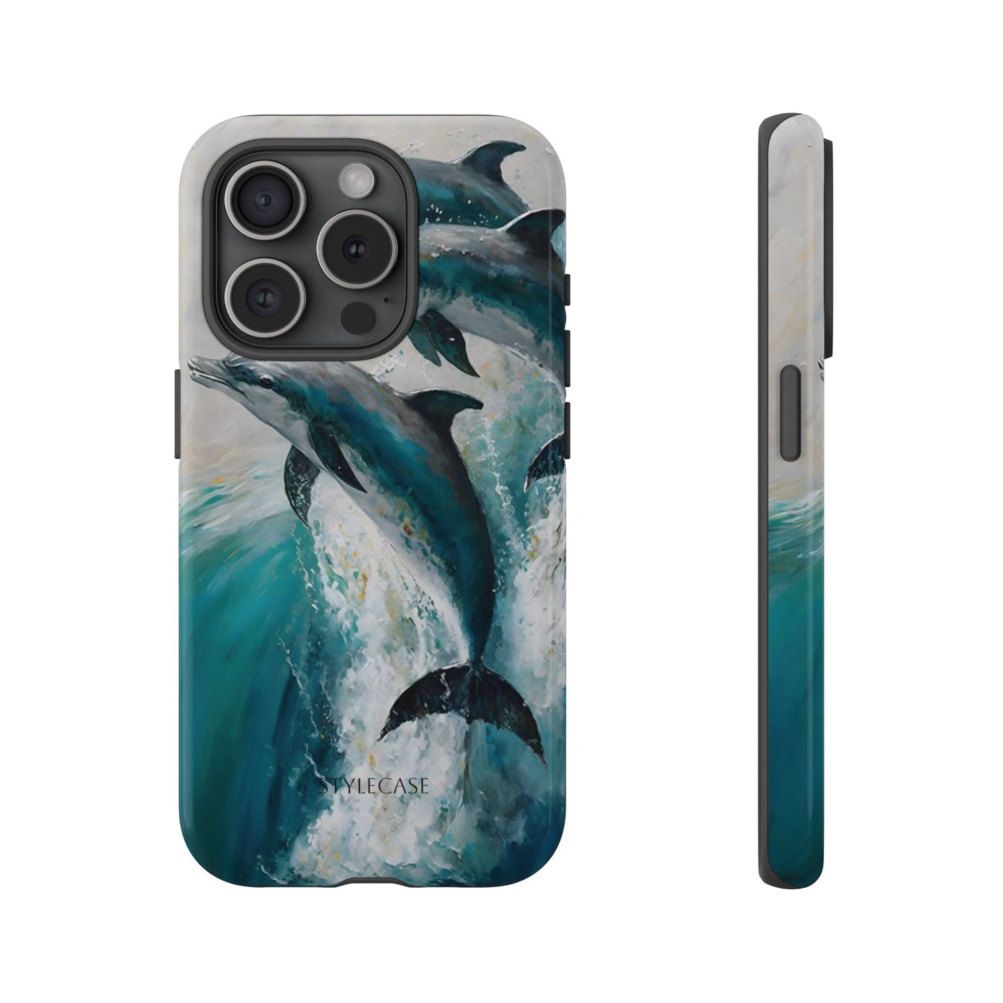 Dolphin Phone Case — Protective Ocean Art iPhone And Samsung Case