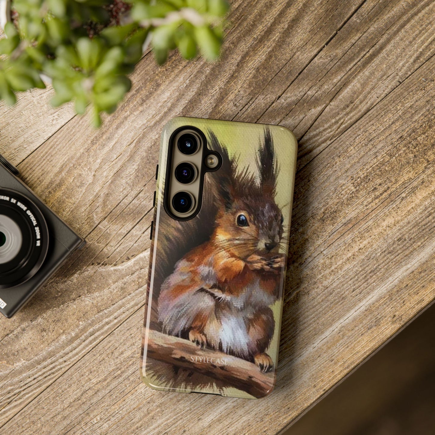 Squirrel Phone Case — Cute Red Squirrel Protective Cover