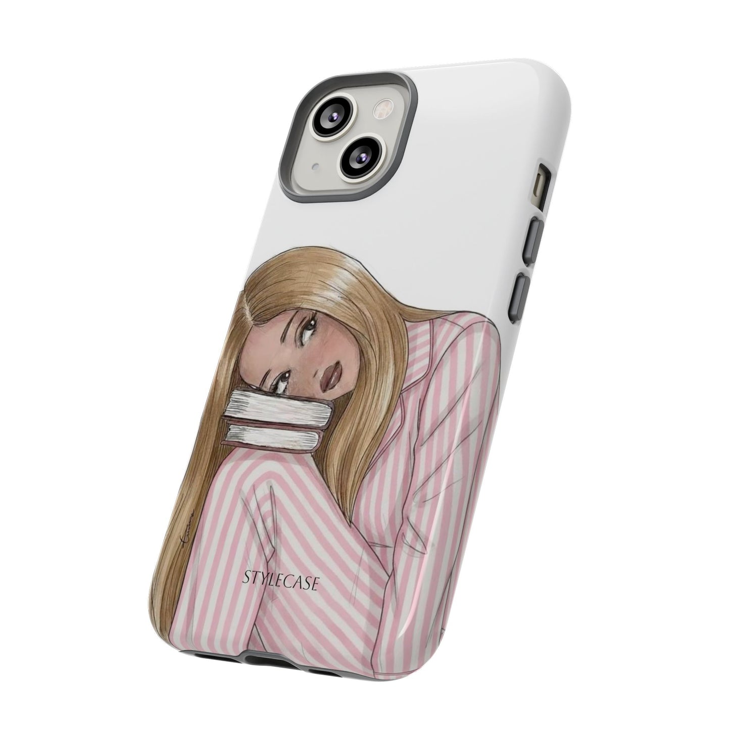 Blonde Girl Phone Case - Books Lover Samsung & Iphone Case