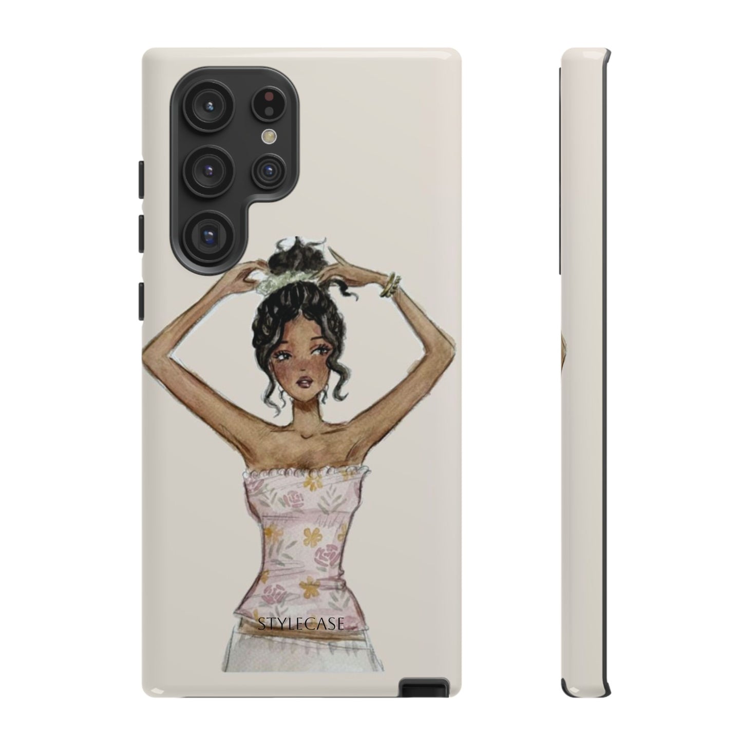 Phone Case — Fashion Illustration Chic Girl Protective Cover