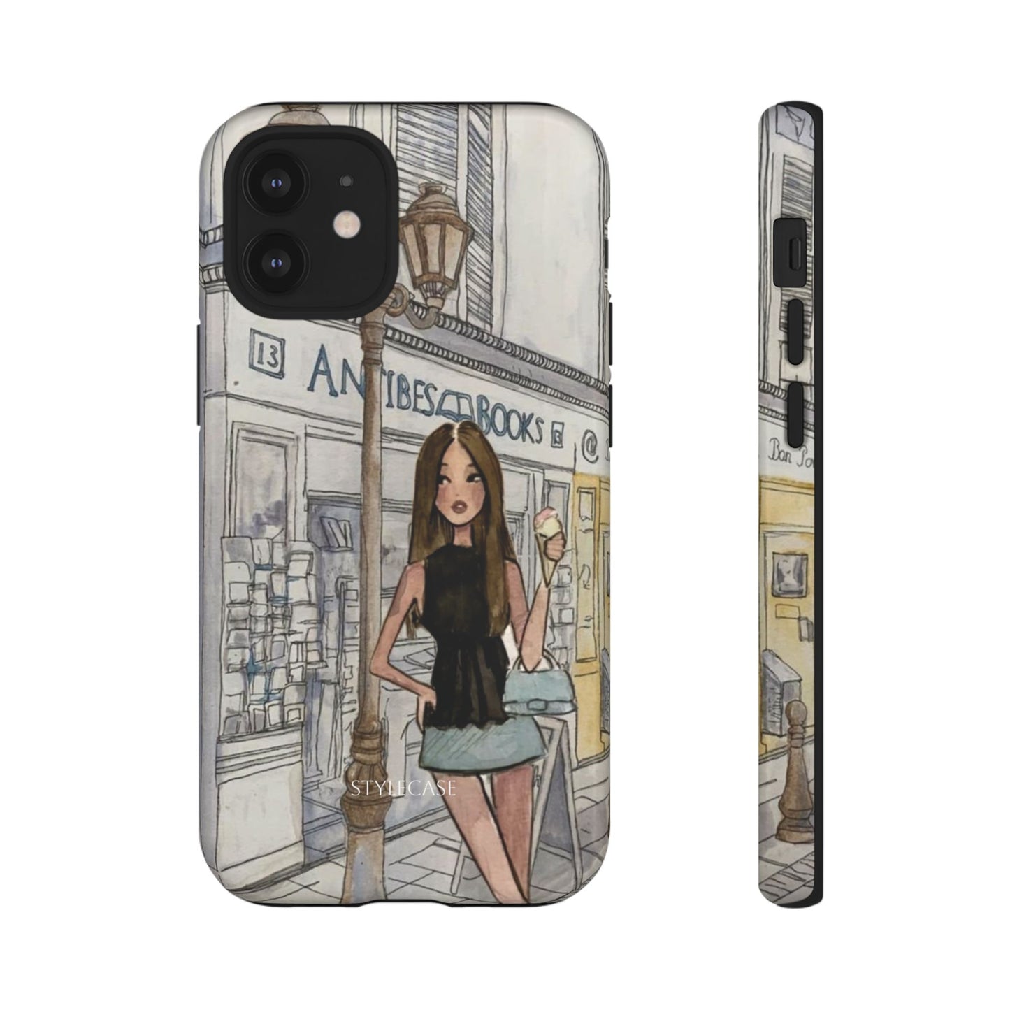 Phone Case — Chic Parisian Girl Protective Cover
