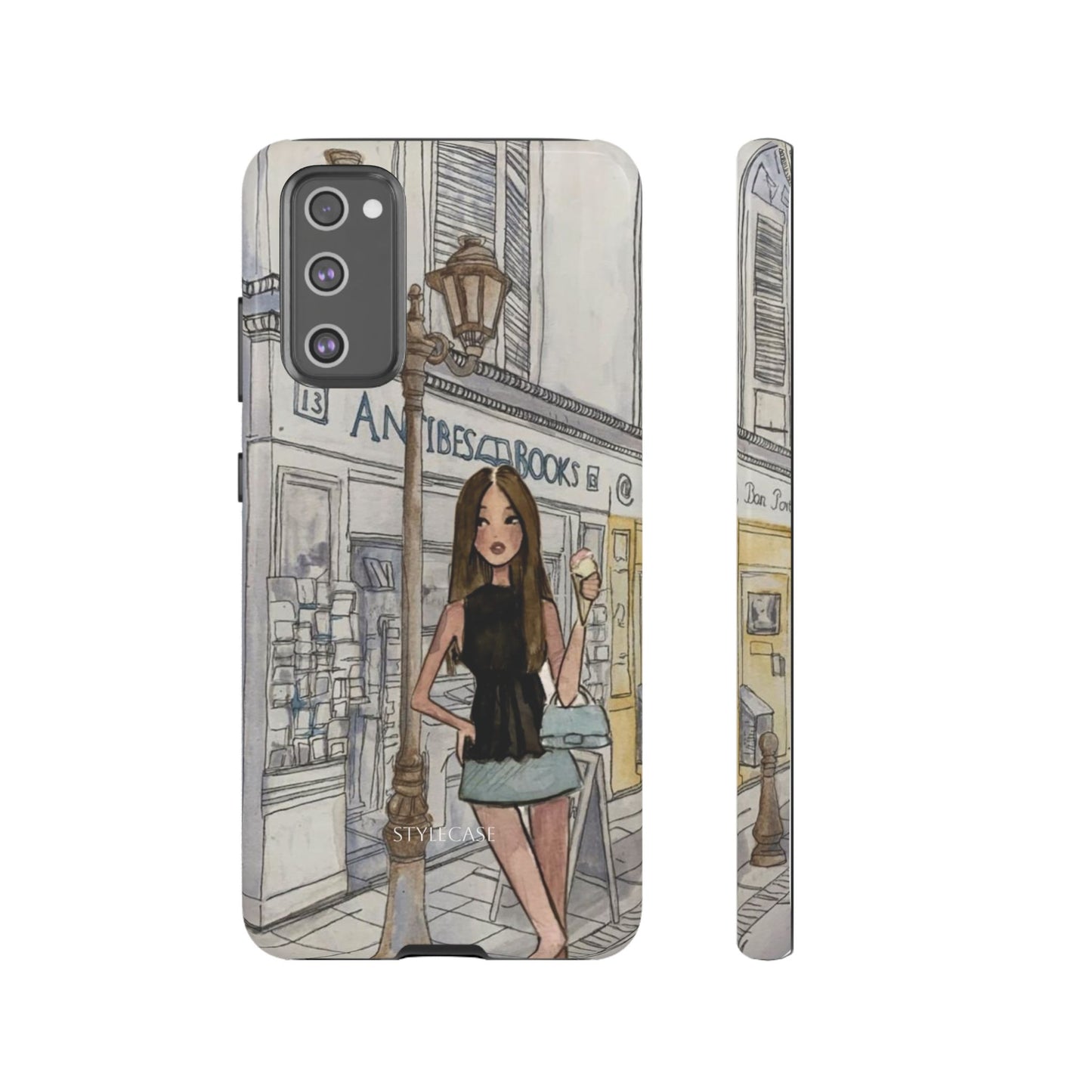 Phone Case — Chic Parisian Girl Protective Cover