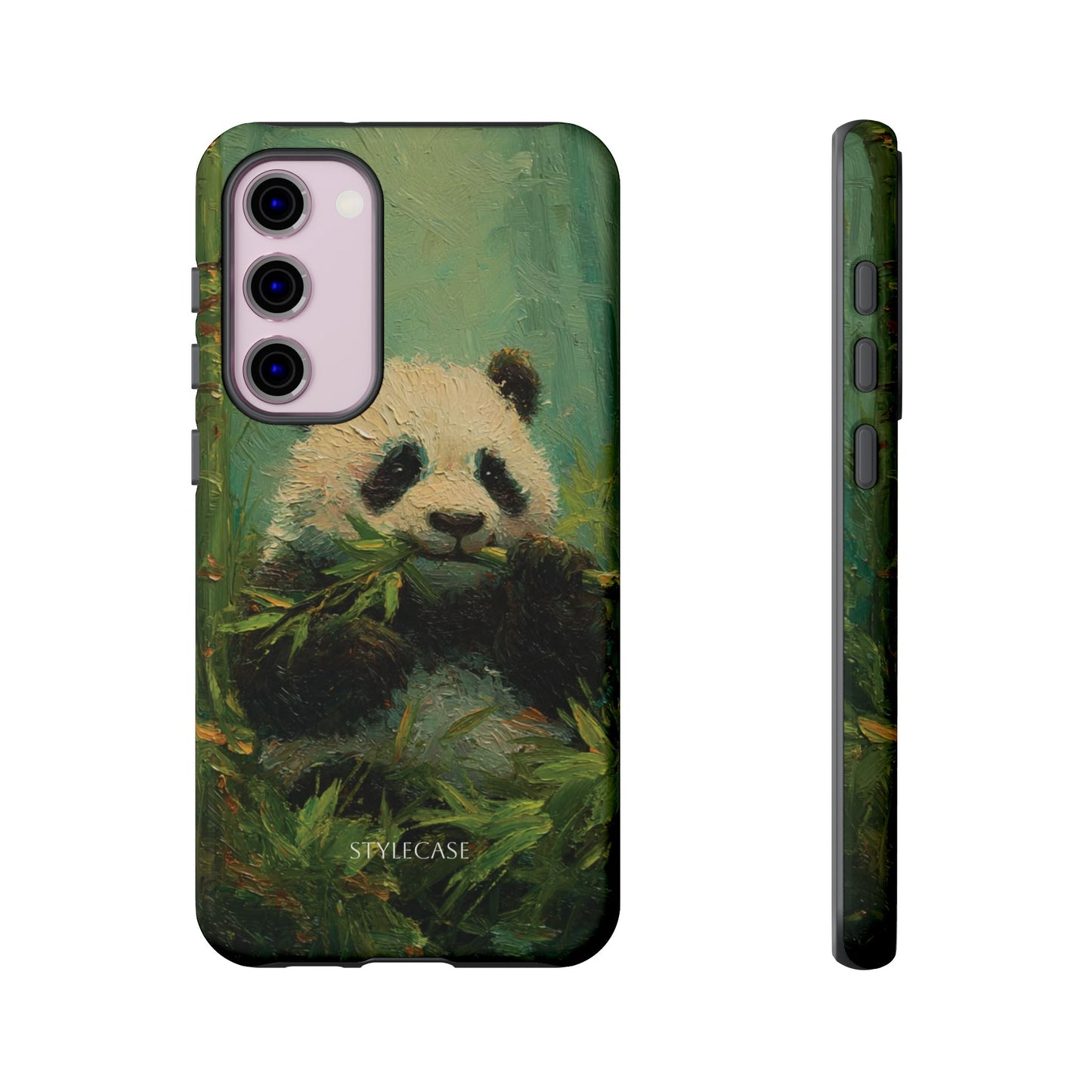 Panda Bamboo Phone Case – Cute Vintage-Style Protective Phone Cover