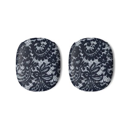 Lace Pattern AirPod Max Cases — Navy Floral Protective Covers