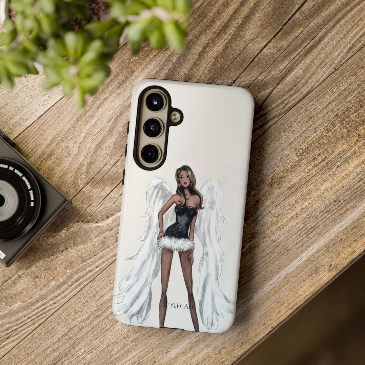 Angel Wings Phone Case — Fashionable Angel Model Protective Cover