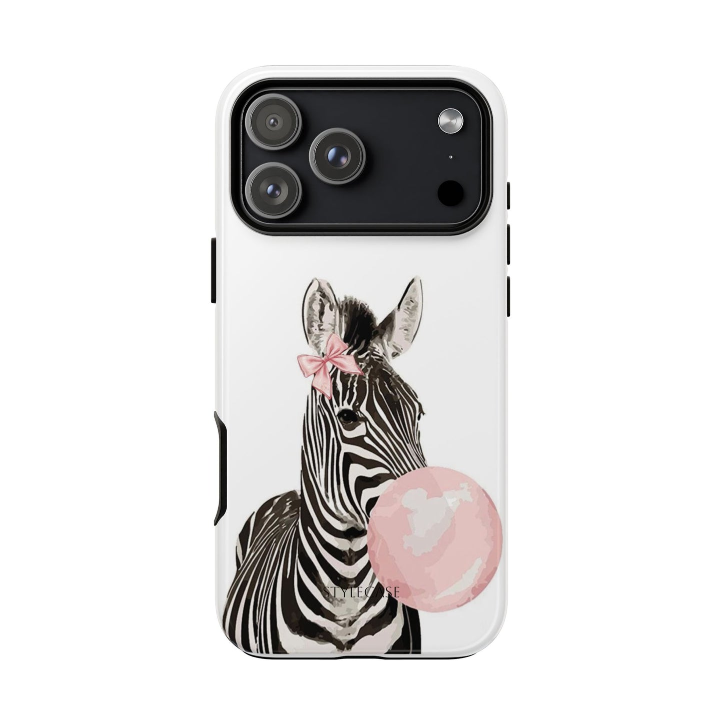 Zebra Bubblegum Phone Case — Cute Animal Samsung and Iphone Cover