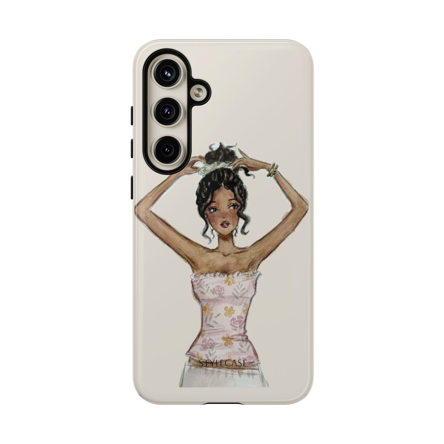 Phone Case — Fashion Illustration Chic Girl Protective Cover