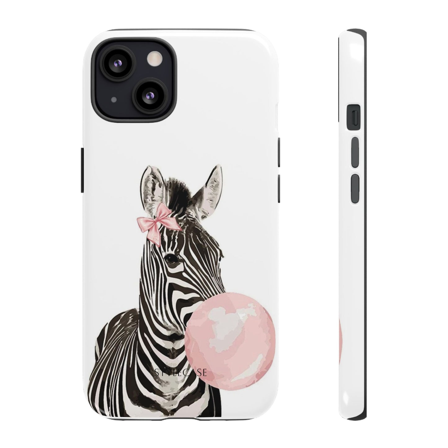 Zebra Bubblegum Phone Case — Cute Animal Samsung and Iphone Cover
