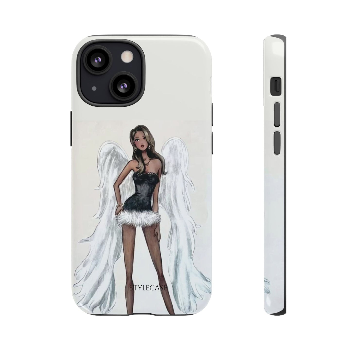 Angel Wings Phone Case — Fashionable Angel Model Protective Cover