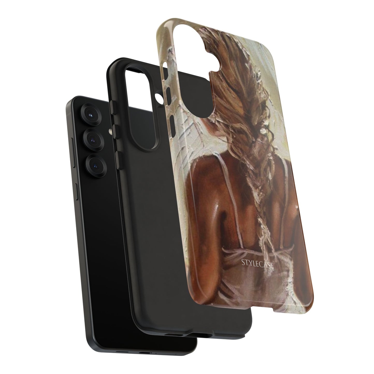 Phone Case — Braided Back Summer Vibe Protective Cover